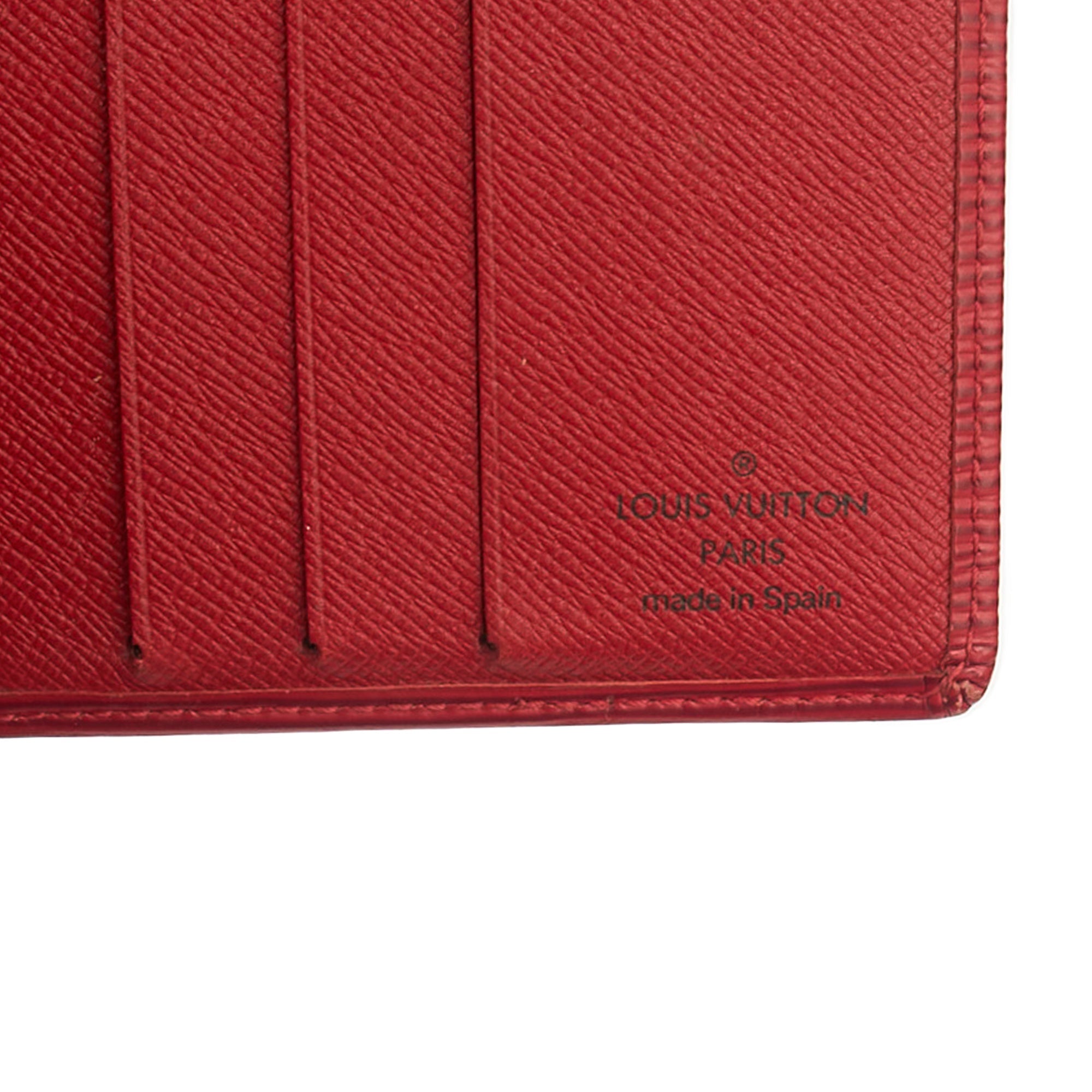 Louis Vuitton Wallet Wallet in Red, Epi Leather