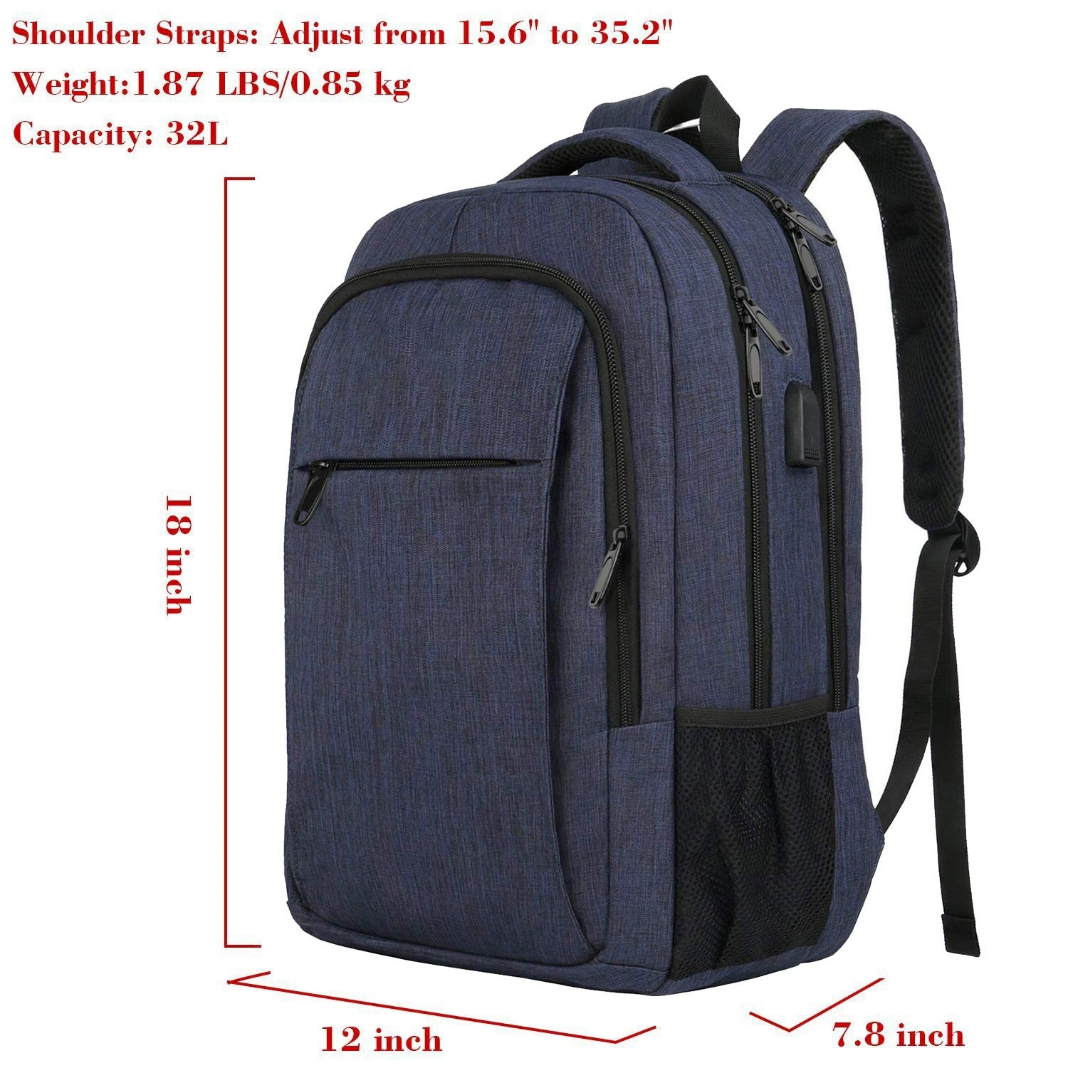 Men's High-End Large-Capacity Business Backpack Travel Laptop Backpack ZK415