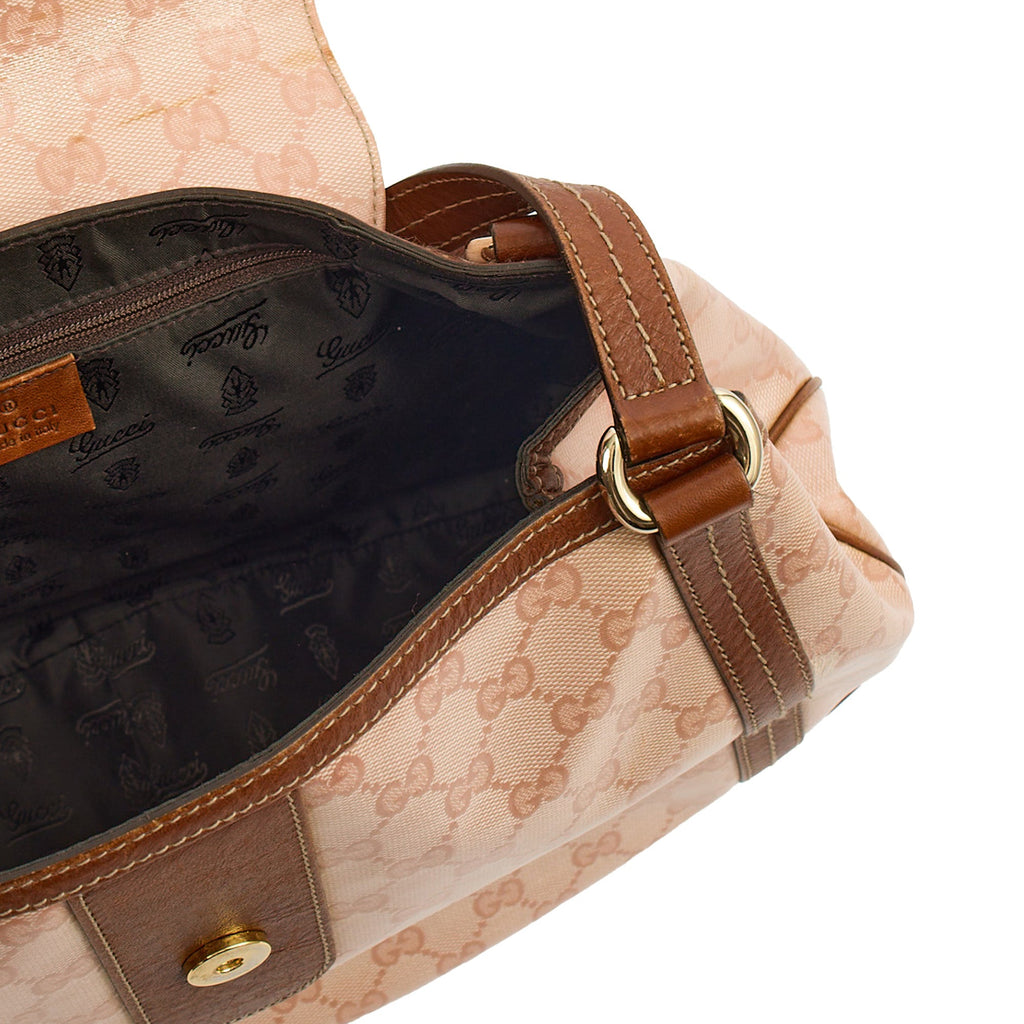 Gucci Hysteria Hobo - Medium in GG Supreme, Patent Leather