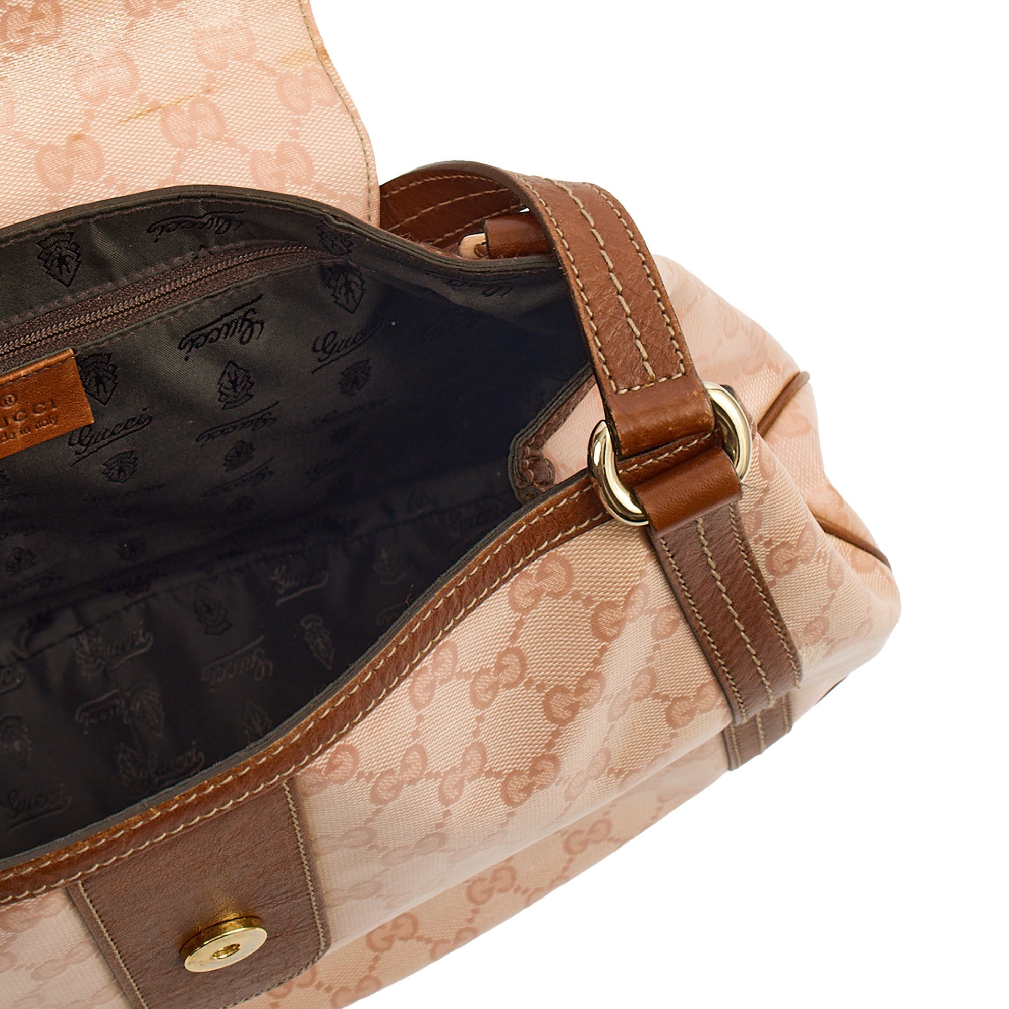 Gucci Hysteria Hobo - Medium in GG Supreme, Patent Leather