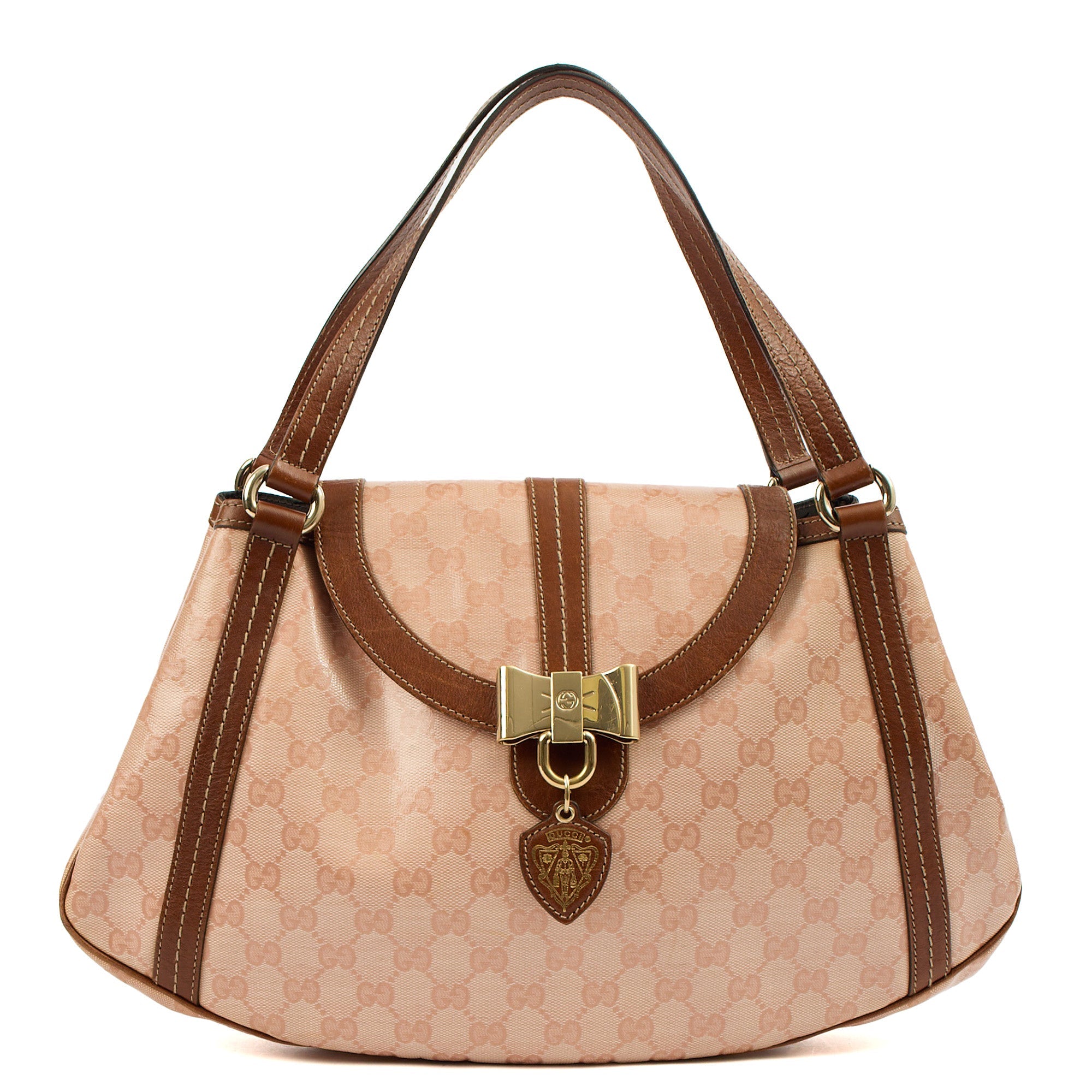 Gucci Hysteria Hobo - Medium in GG Supreme, Patent Leather
