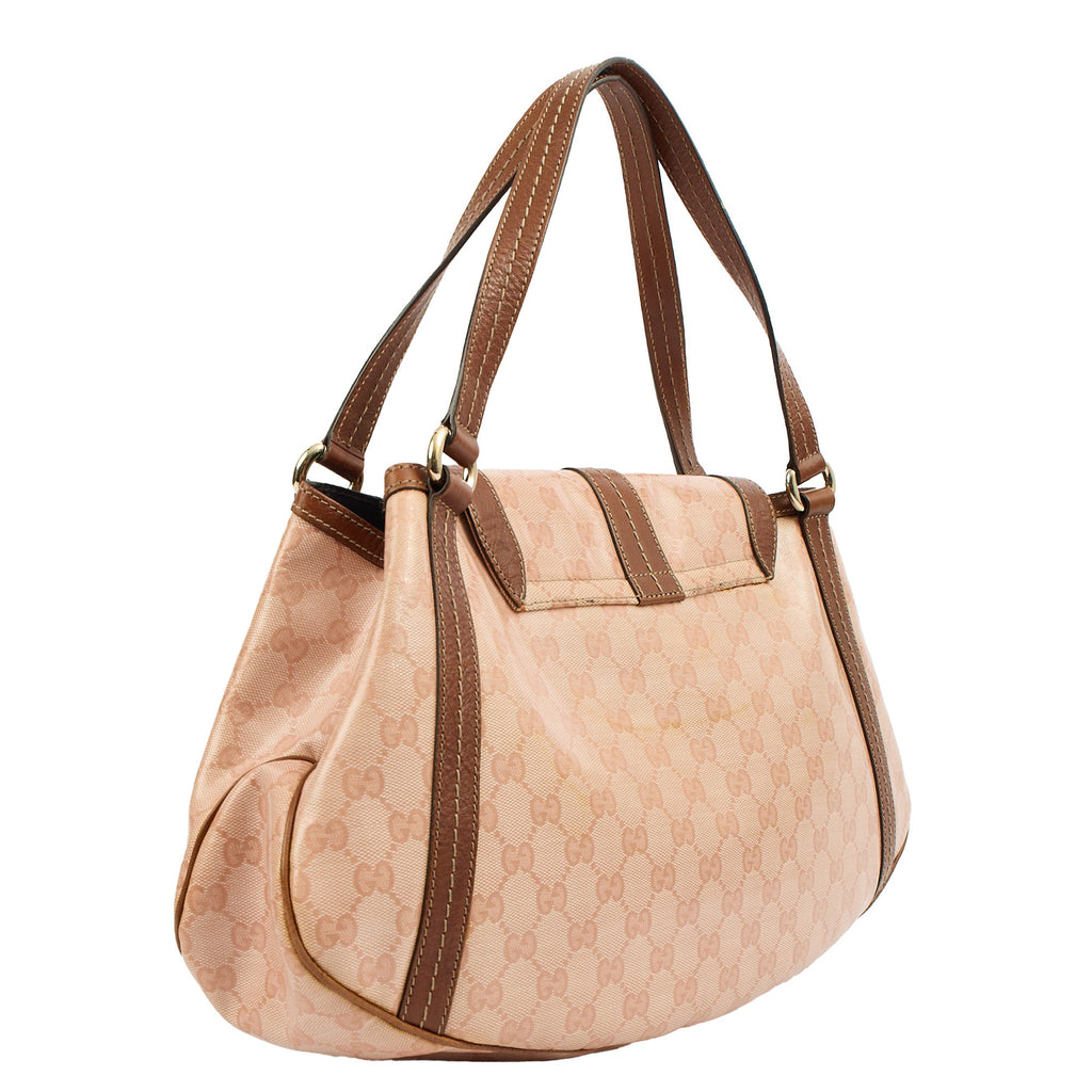 Gucci Hysteria Hobo - Medium in GG Supreme, Patent Leather
