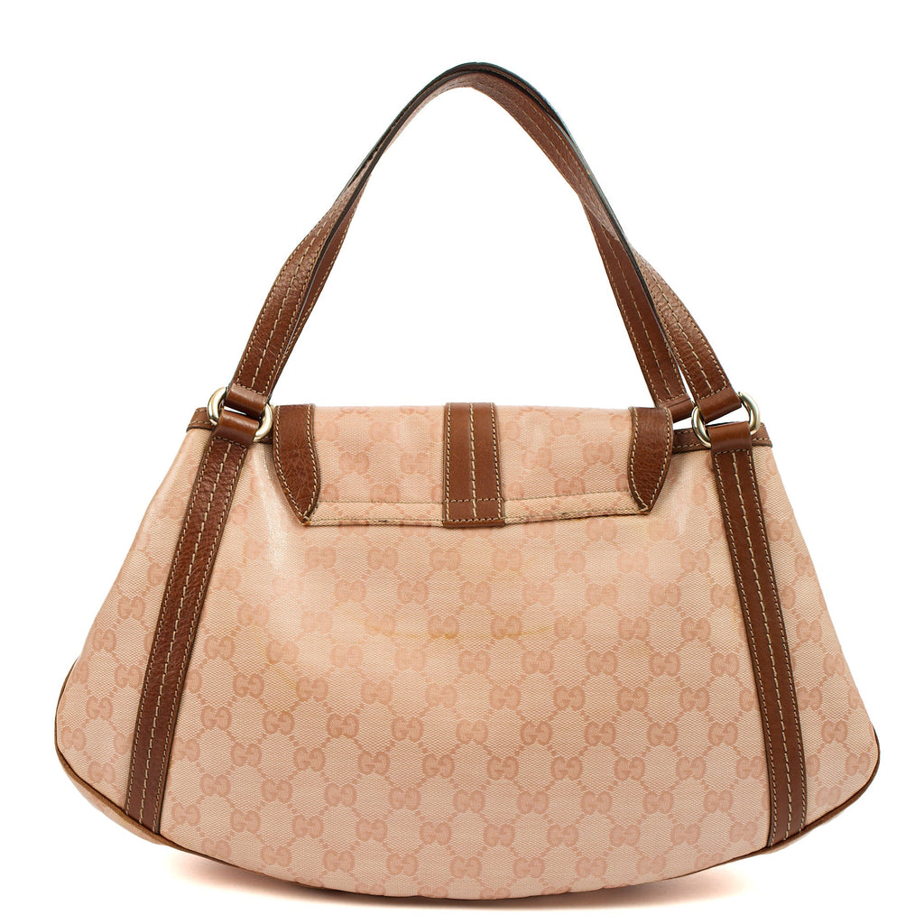 Gucci Hysteria Hobo - Medium in GG Supreme, Patent Leather