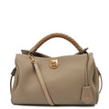 Mulberry Tote Iris - Large in Solid Grey, Calfskin Leather