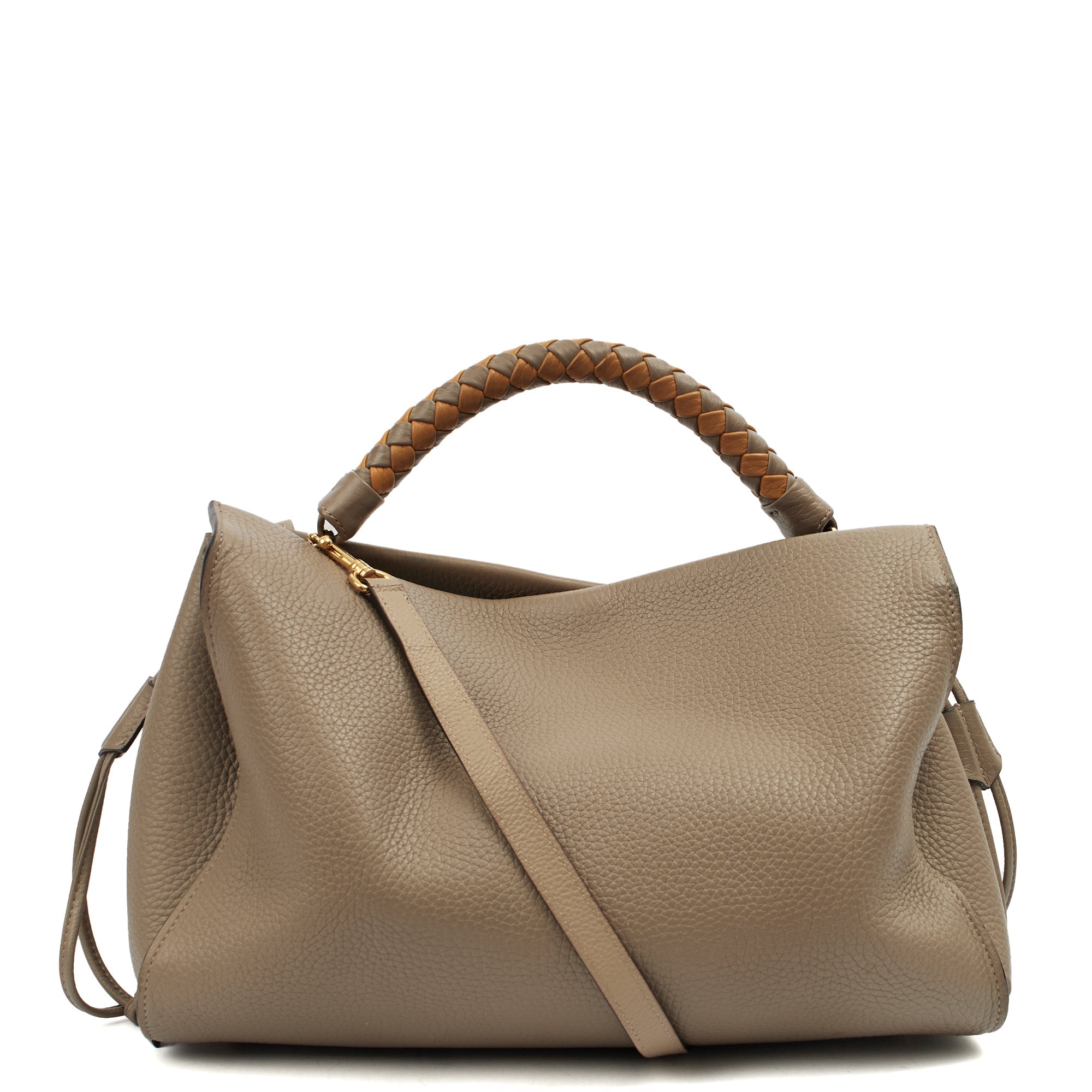 Mulberry Tote Iris - Large in Solid Grey, Calfskin Leather