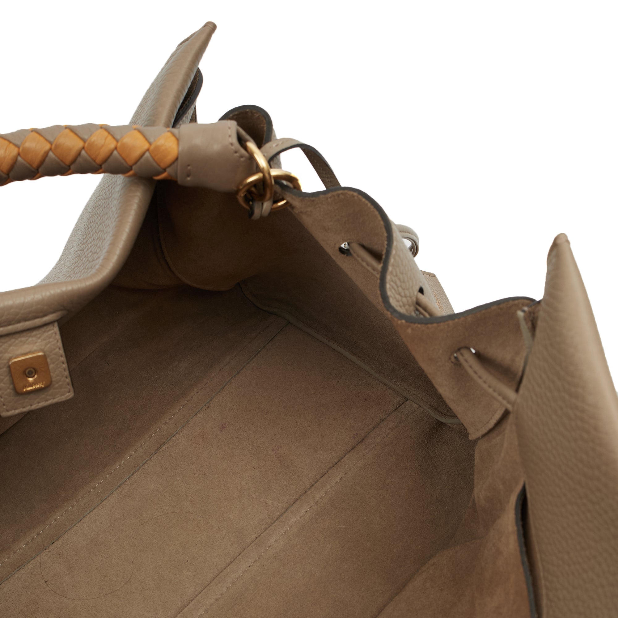 Mulberry Tote Iris - Large in Solid Grey, Calfskin Leather