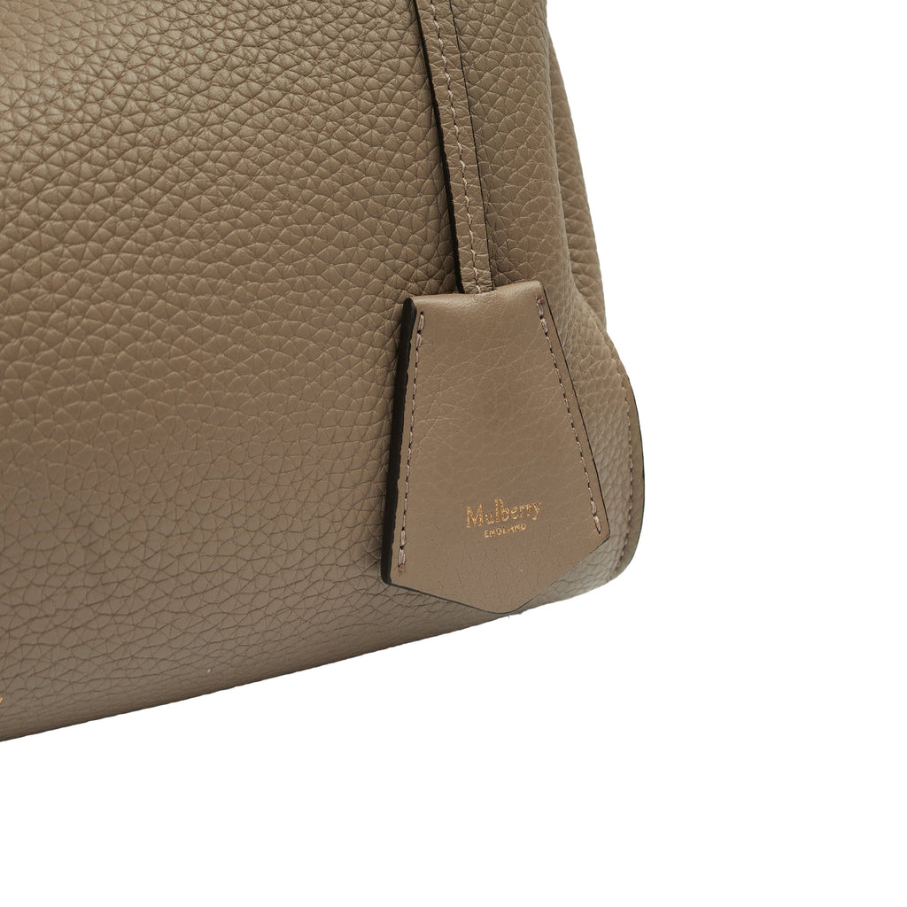 Mulberry Tote Iris - Large in Solid Grey, Calfskin Leather
