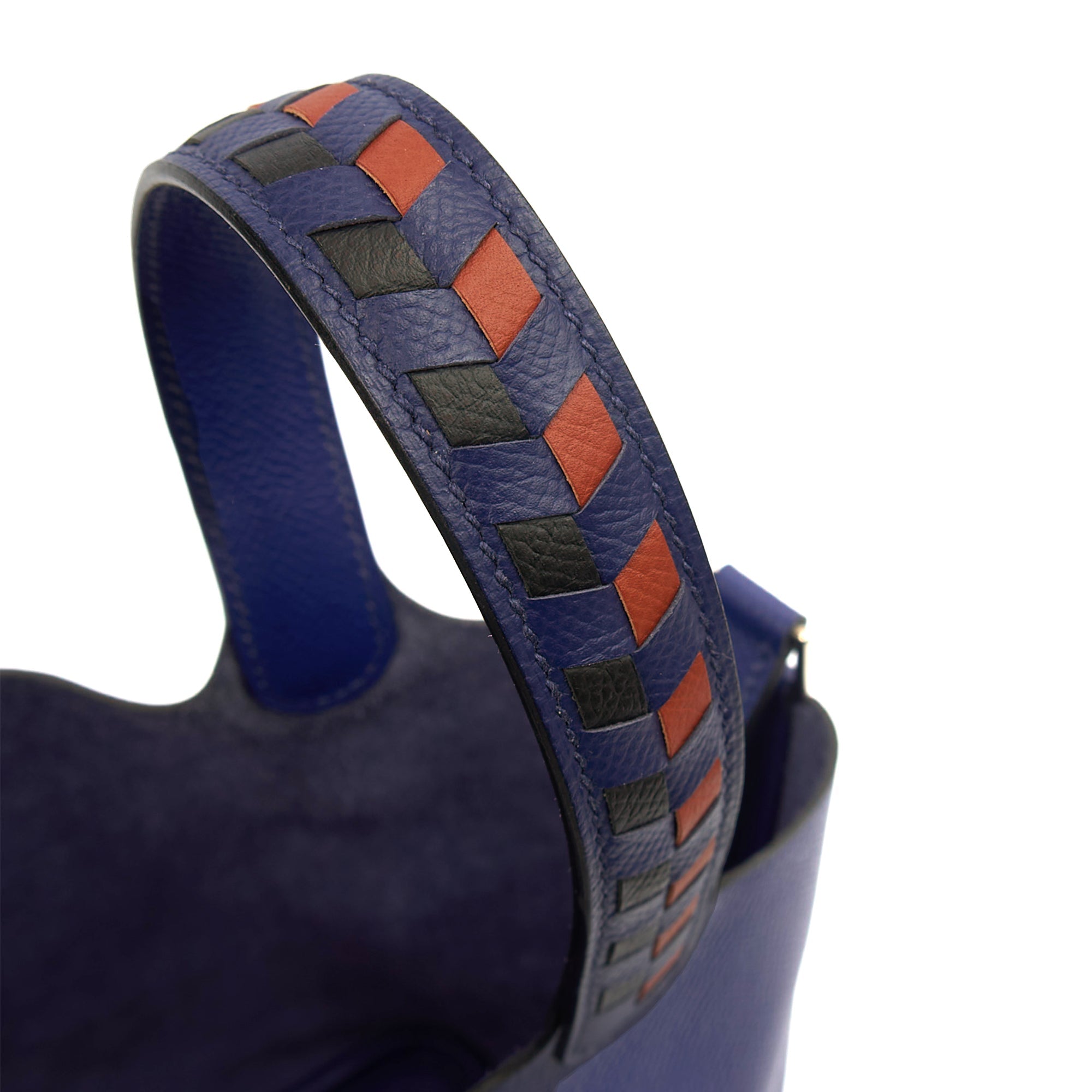 Hermes Tote Picotin 18 in Bleu Encre, Epsom Leather