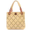 Chanel Tote Vintage Tote in Neutral, Caviar Leather