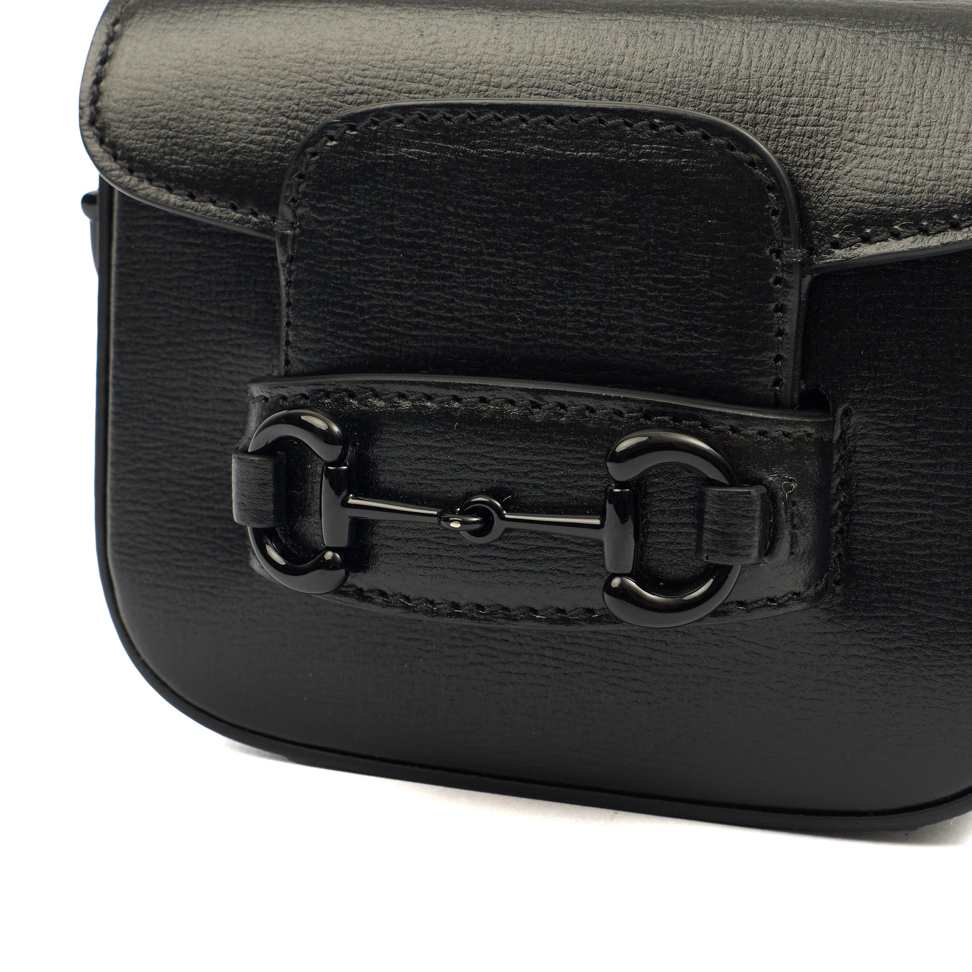 Gucci Cross Body Horsebit 1955 - Mini in Black, Leather