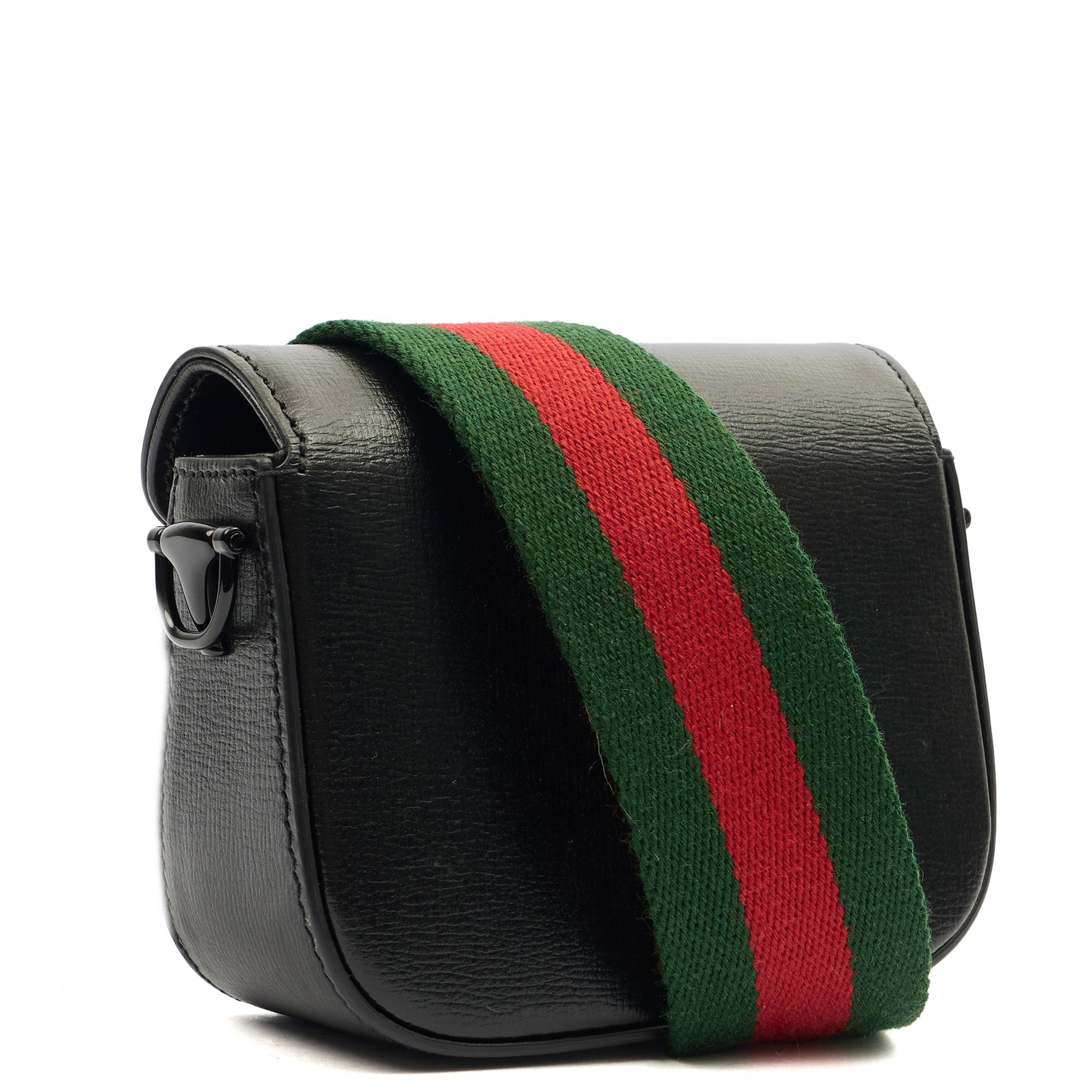 Gucci Cross Body Horsebit 1955 - Mini in Black, Leather