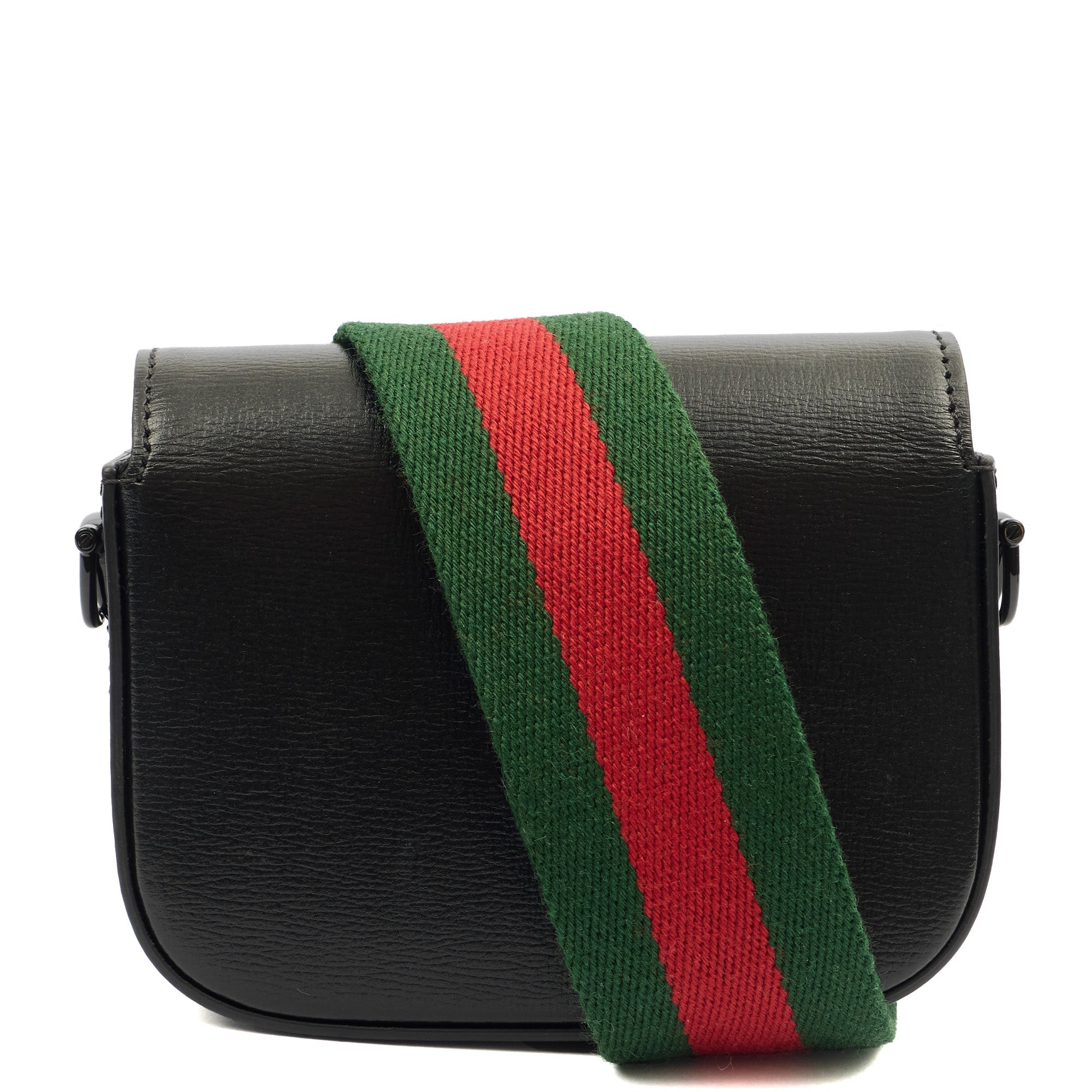 Gucci Cross Body Horsebit 1955 - Mini in Black, Leather