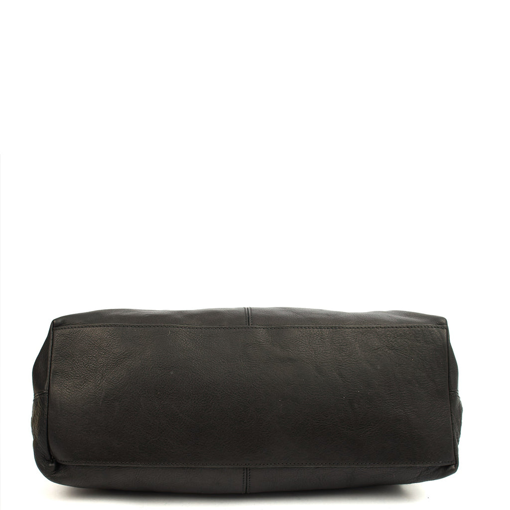 Mulberry Tote Somerset Tote in Black, Calfskin Leather