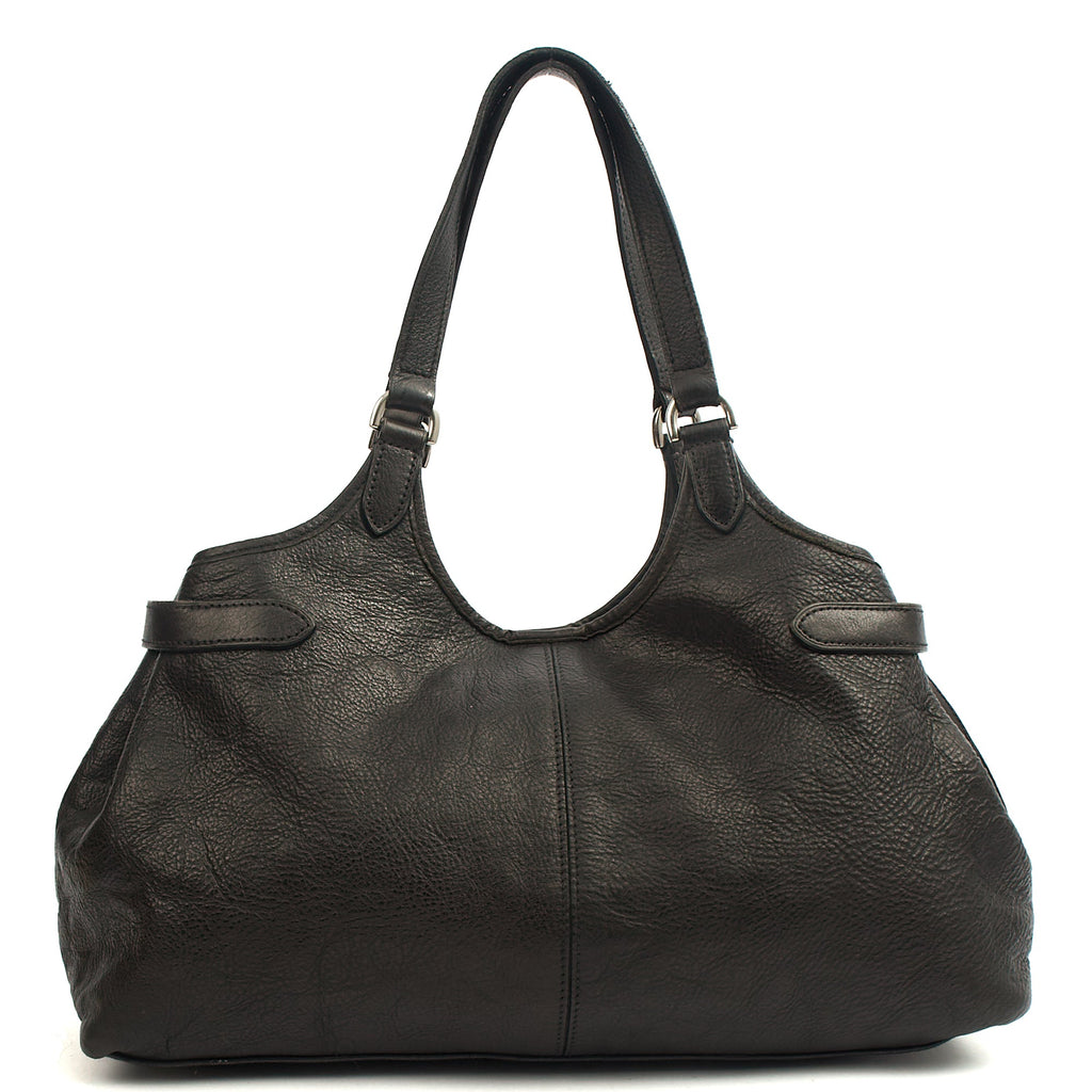 Mulberry Tote Somerset Tote in Black, Calfskin Leather