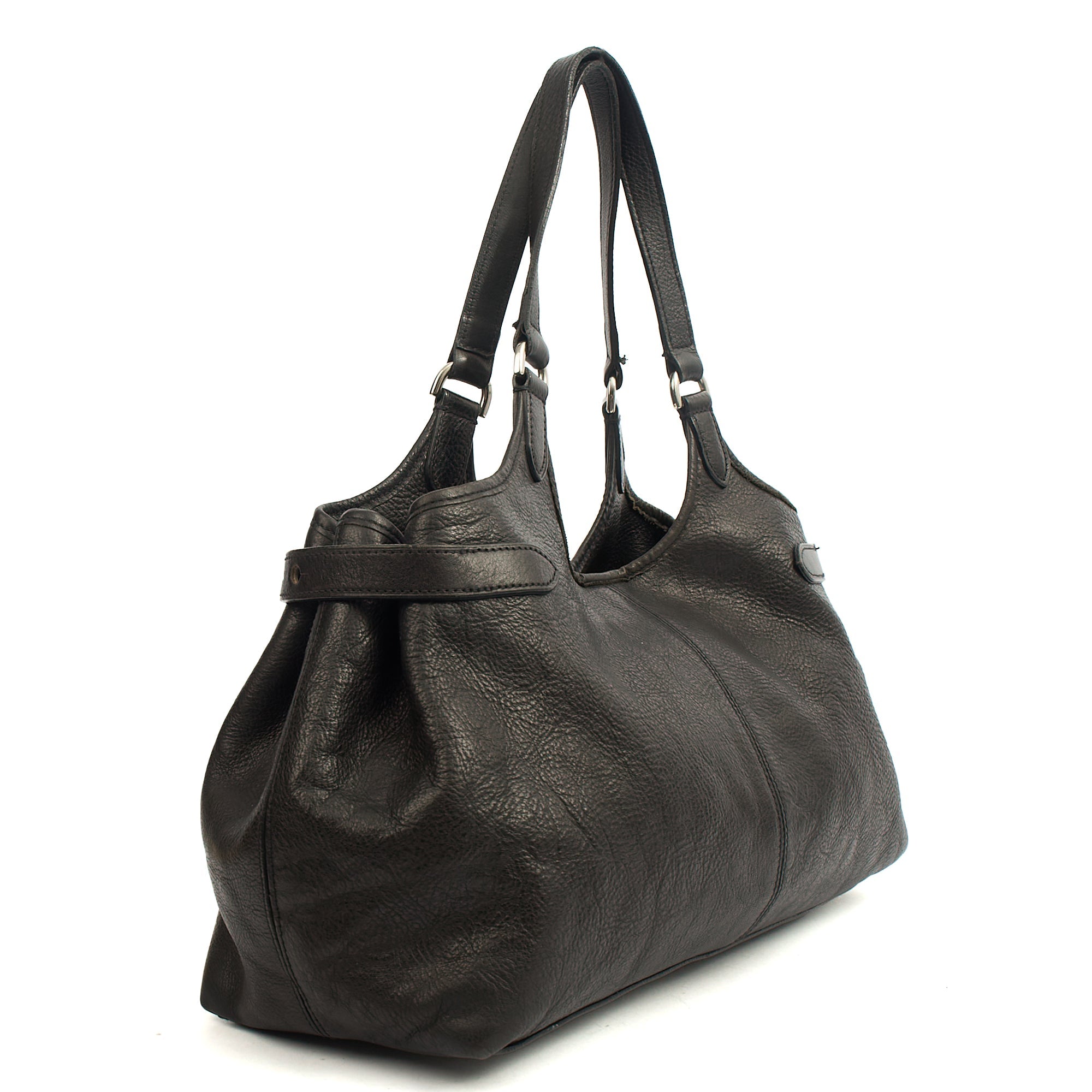 Mulberry Tote Somerset Tote in Black, Calfskin Leather
