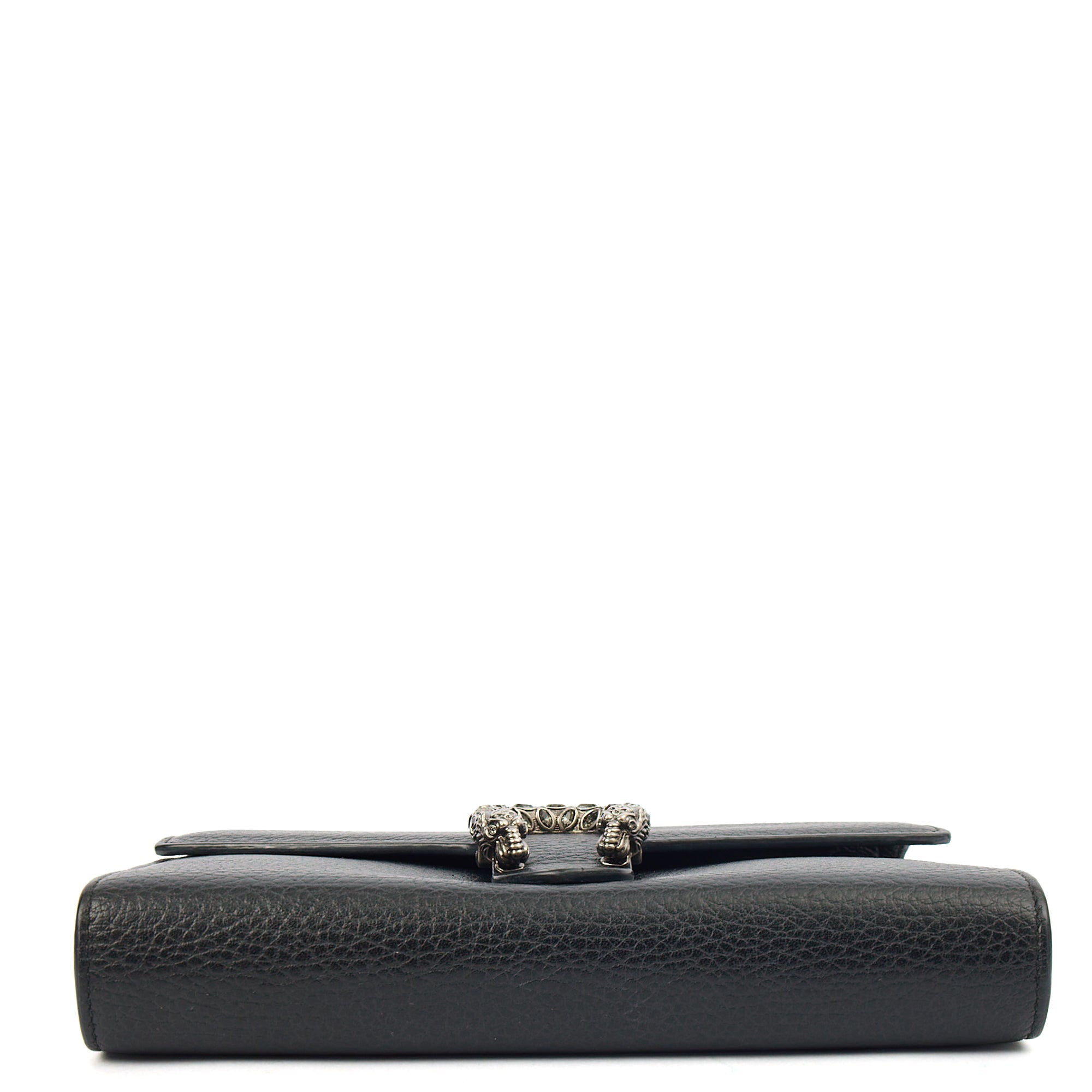 Gucci Cross Body Dionysus Chain Wallet in Black, Leather