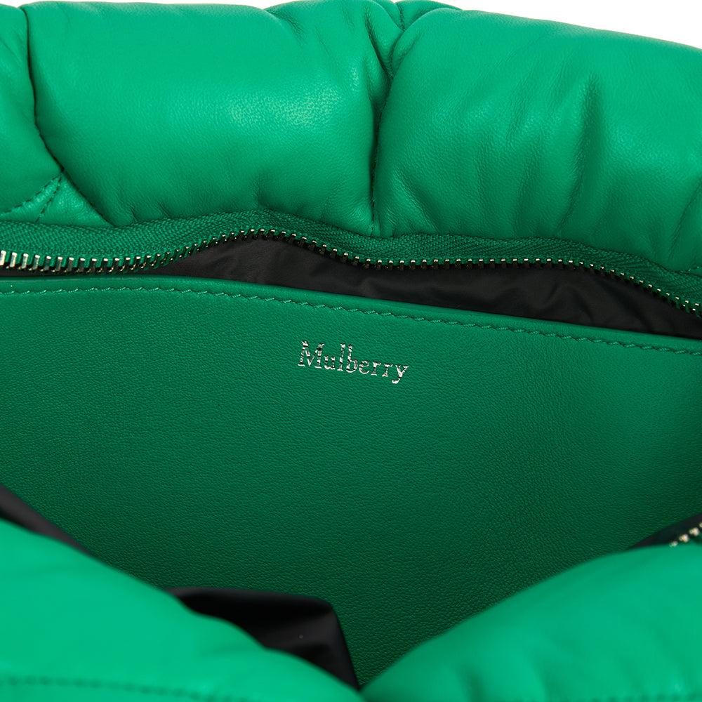 Mulberry Shoulder Bag Big Softie in Green, Calfskin Leather