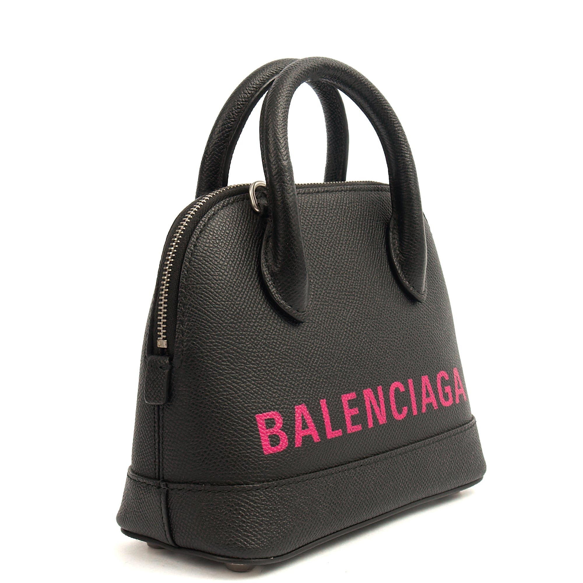 Balenciaga Top Handle Ville Top Handle XXS in Black, Leather