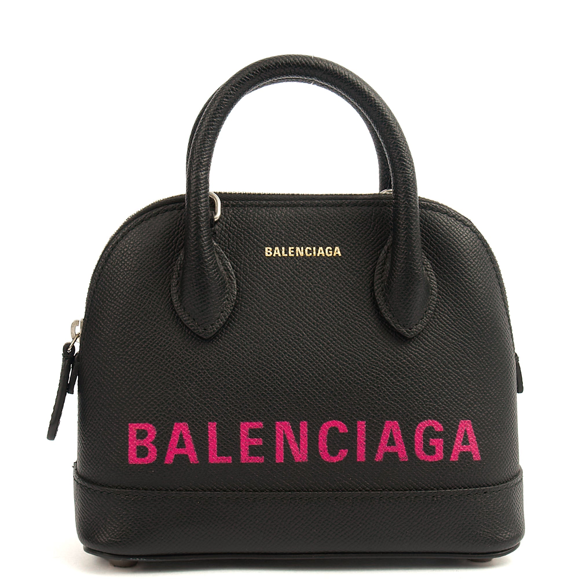 Balenciaga Top Handle Ville Top Handle XXS in Black, Leather