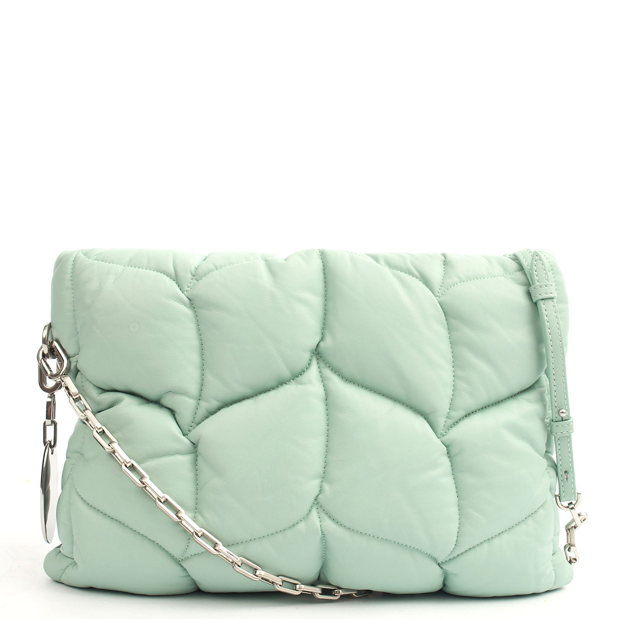 Mulberry Shoulder Bag Little Softie in Poplin Blue, Calfskin Leather