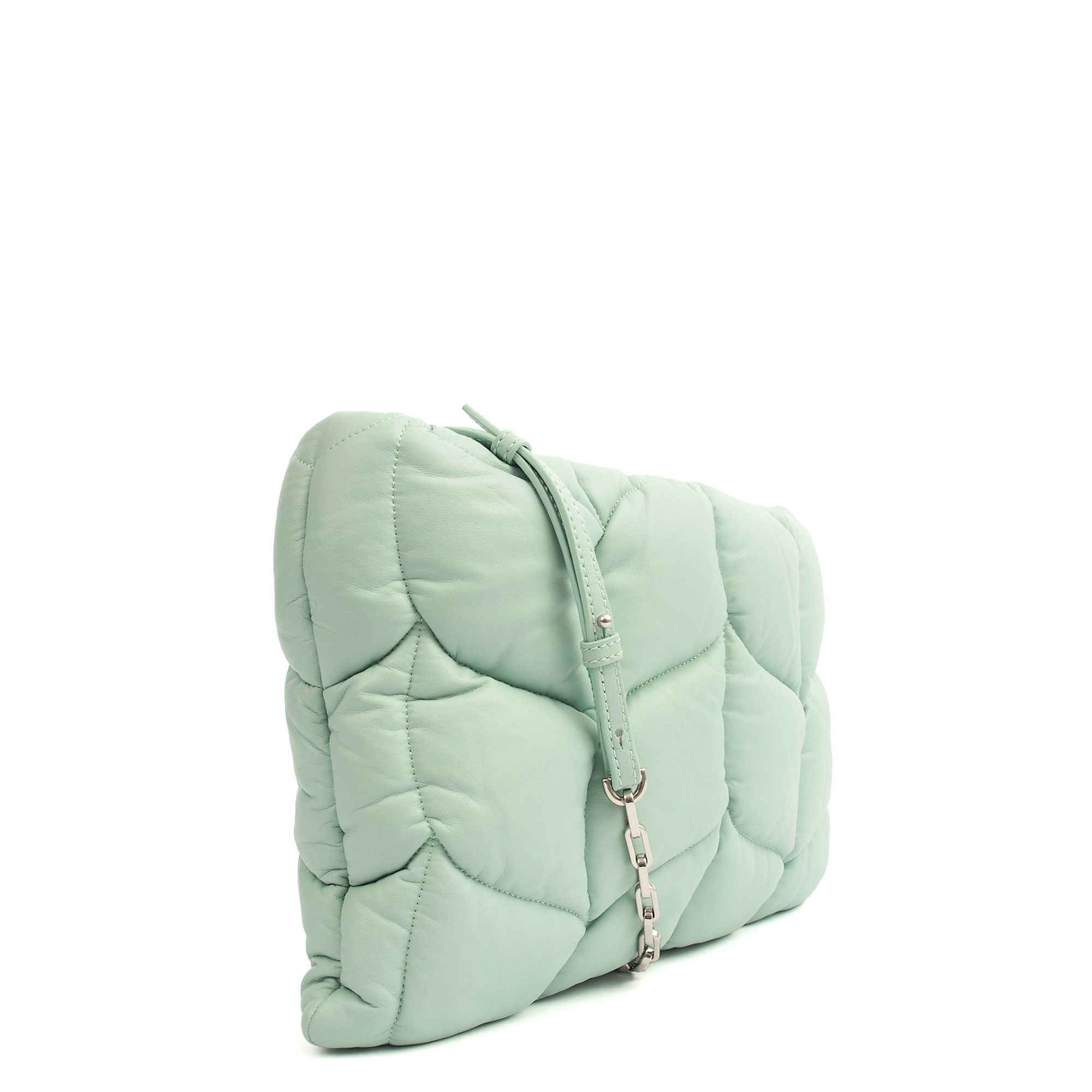 Mulberry Shoulder Bag Little Softie in Poplin Blue, Calfskin Leather
