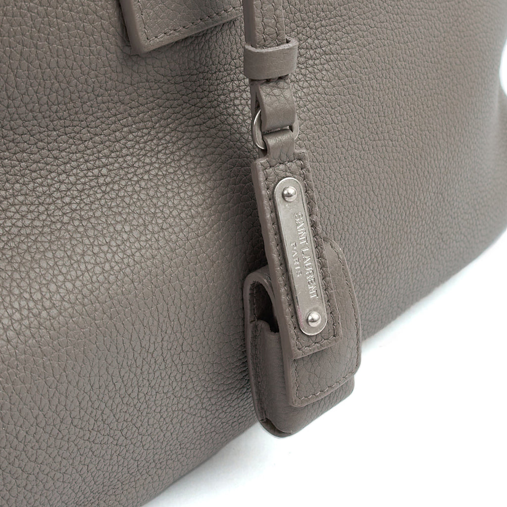 Saint Laurent Tote Sac de Jour in Grey, Calfskin Leather