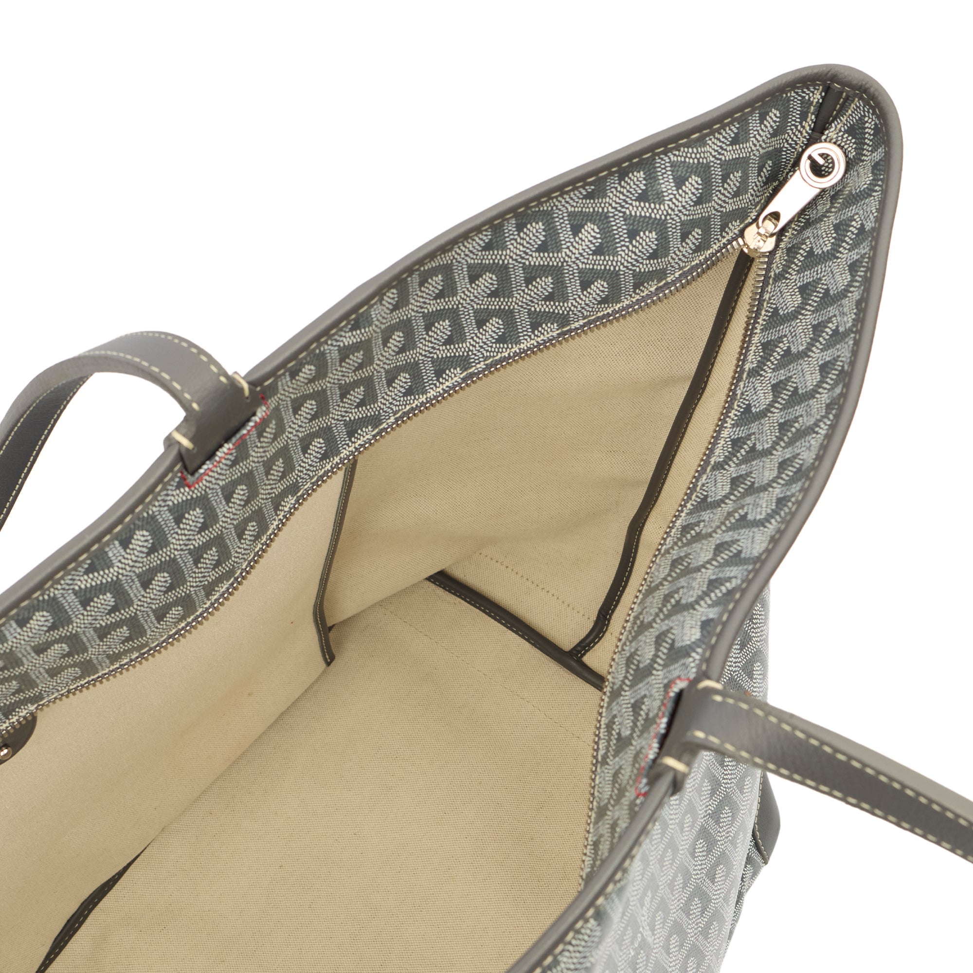 Goyard Tote Artois Tote MM in Grey, Leather