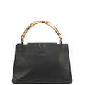 Louis Vuitton Capucines MM in Black, Leather