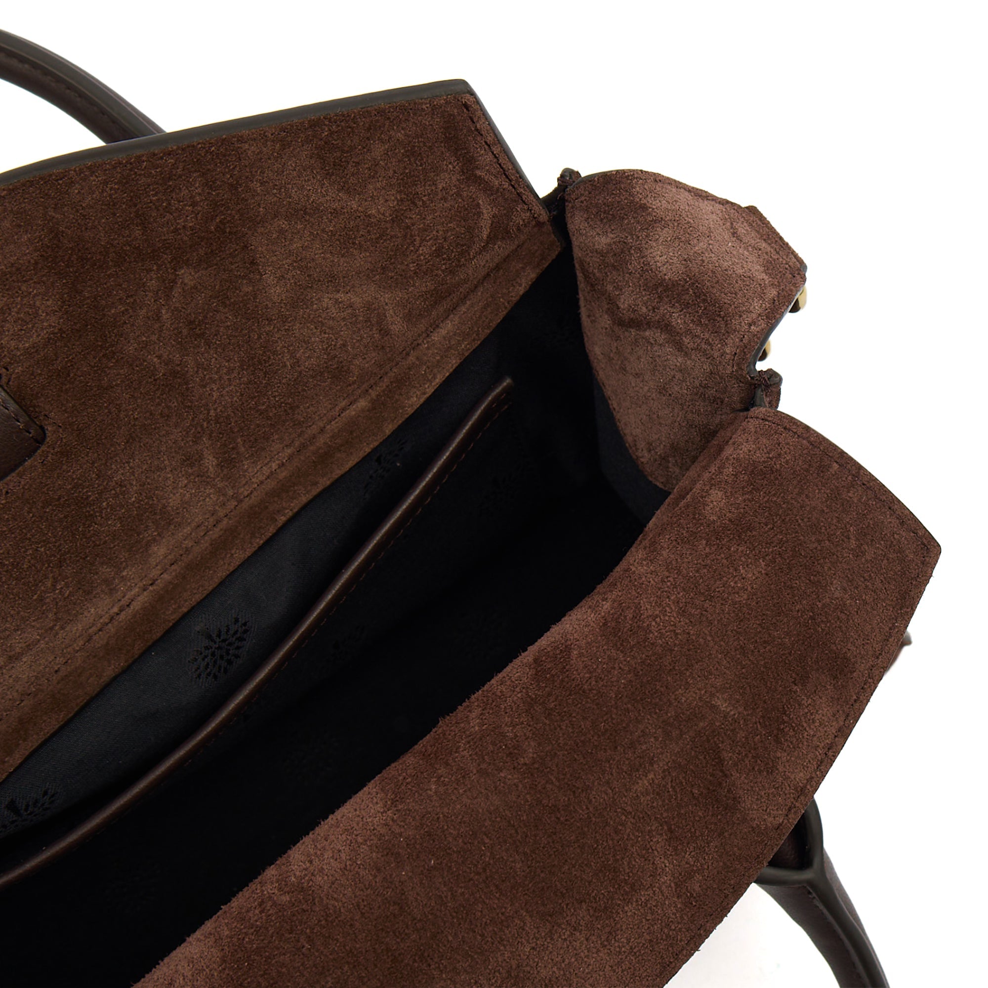 Mulberry Top Handle Roxanne in Brown, Suede
