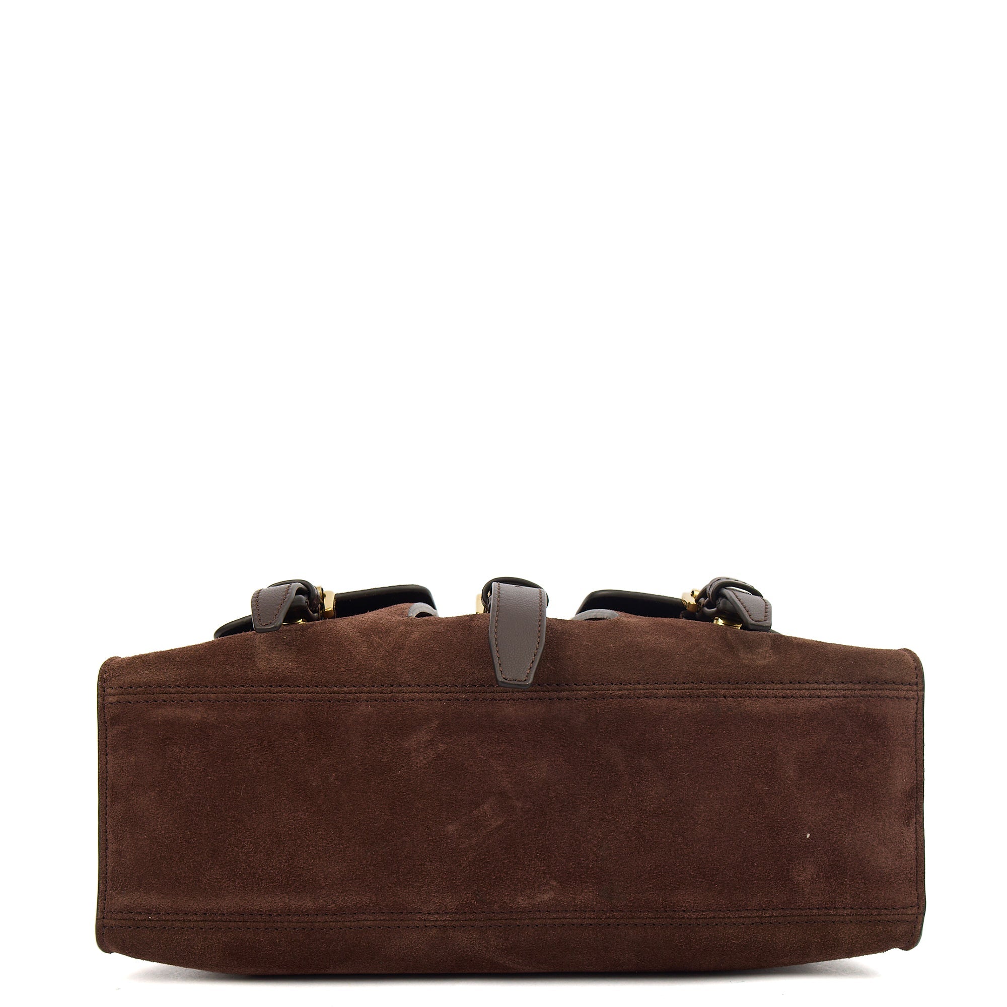 Mulberry Top Handle Roxanne in Brown, Suede