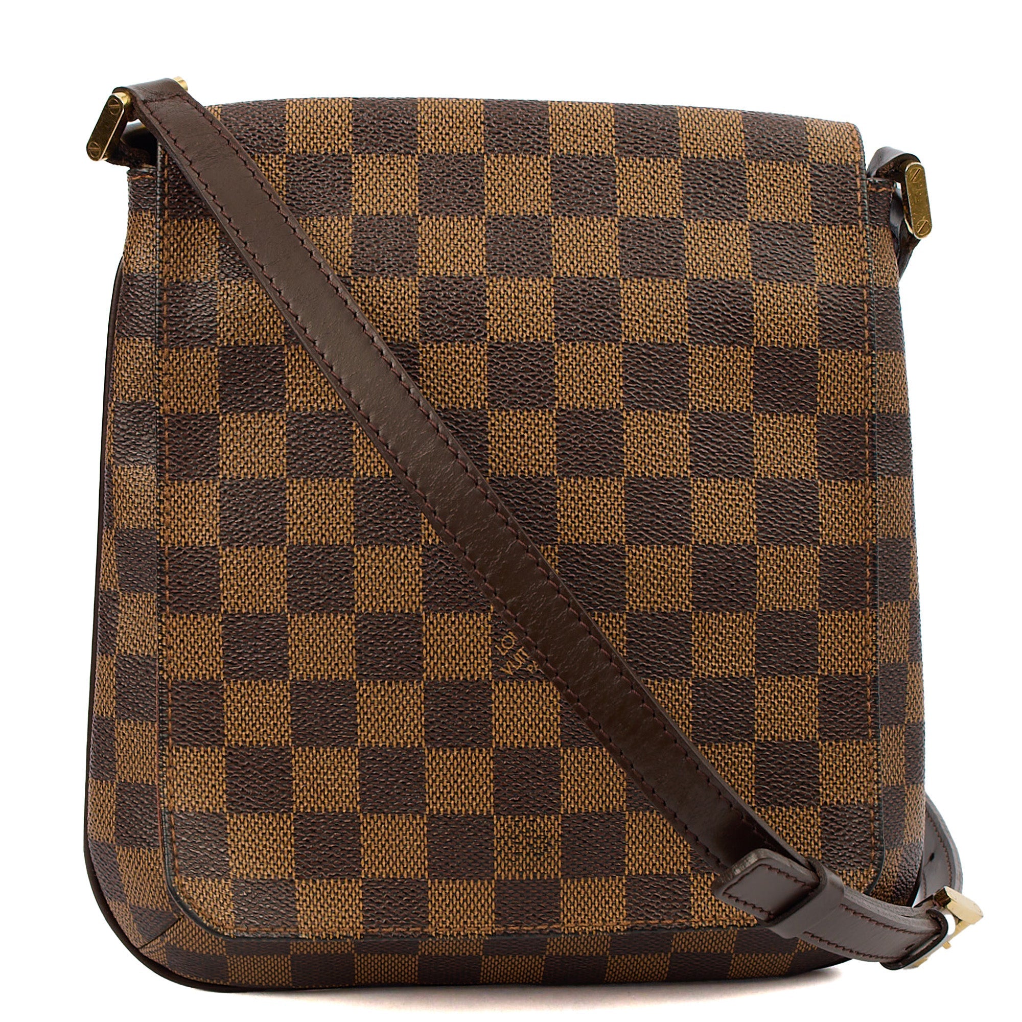 Louis Vuitton Cross Body Musette Salsa PM in Damier Ebene, Canvas