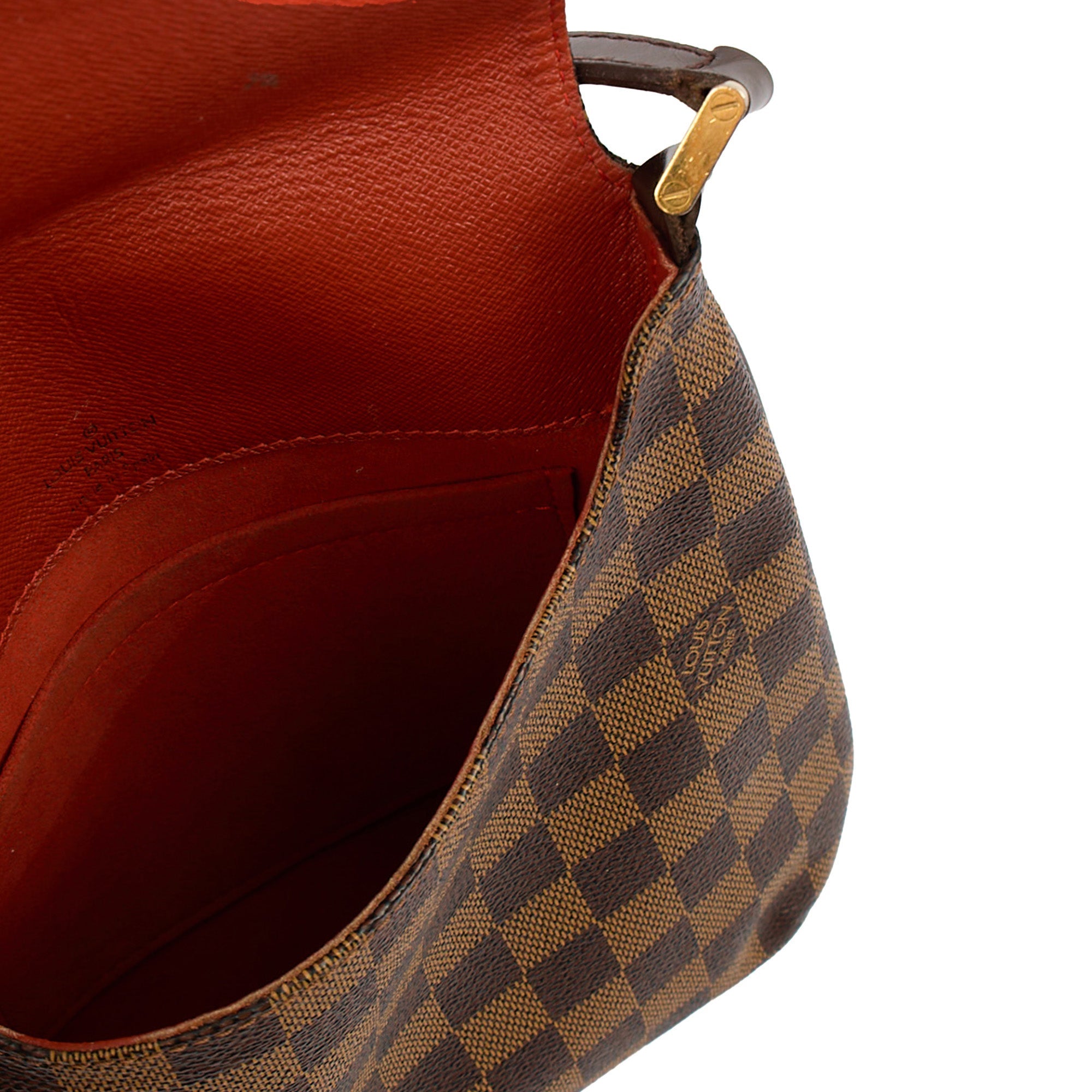 Louis Vuitton Cross Body Musette Salsa PM in Damier Ebene, Canvas