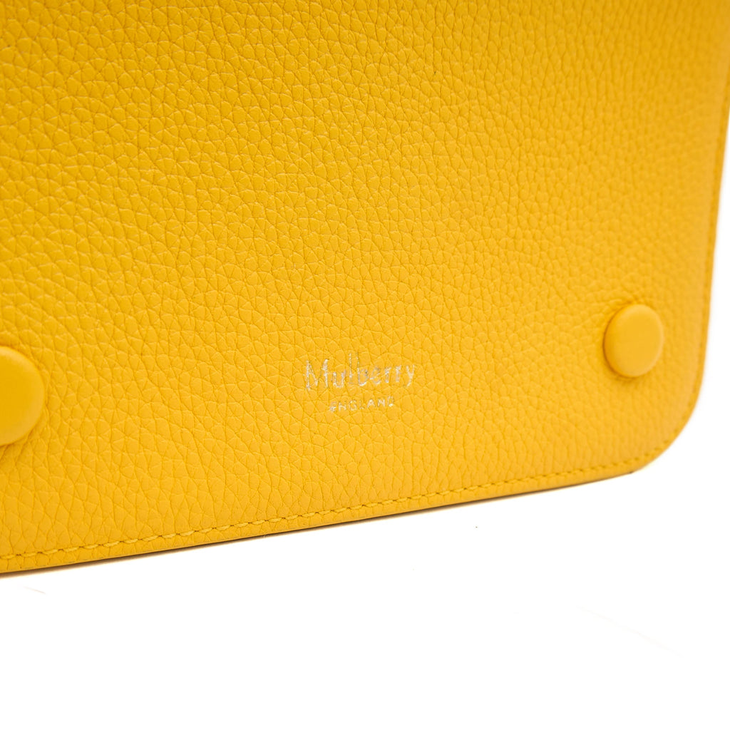 Mulberry Cross Body Clifton in Yellow, Calfskin Leather