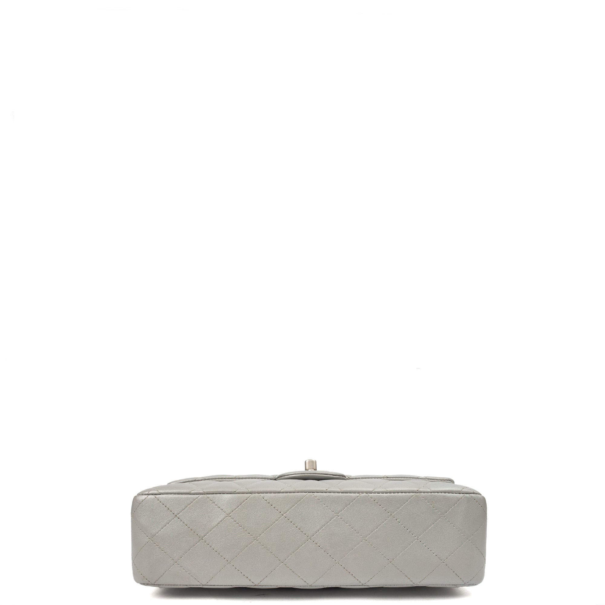 Chanel Shoulder Bag Classic Double Flap - Medium in Metallic, Calfskin Leather
