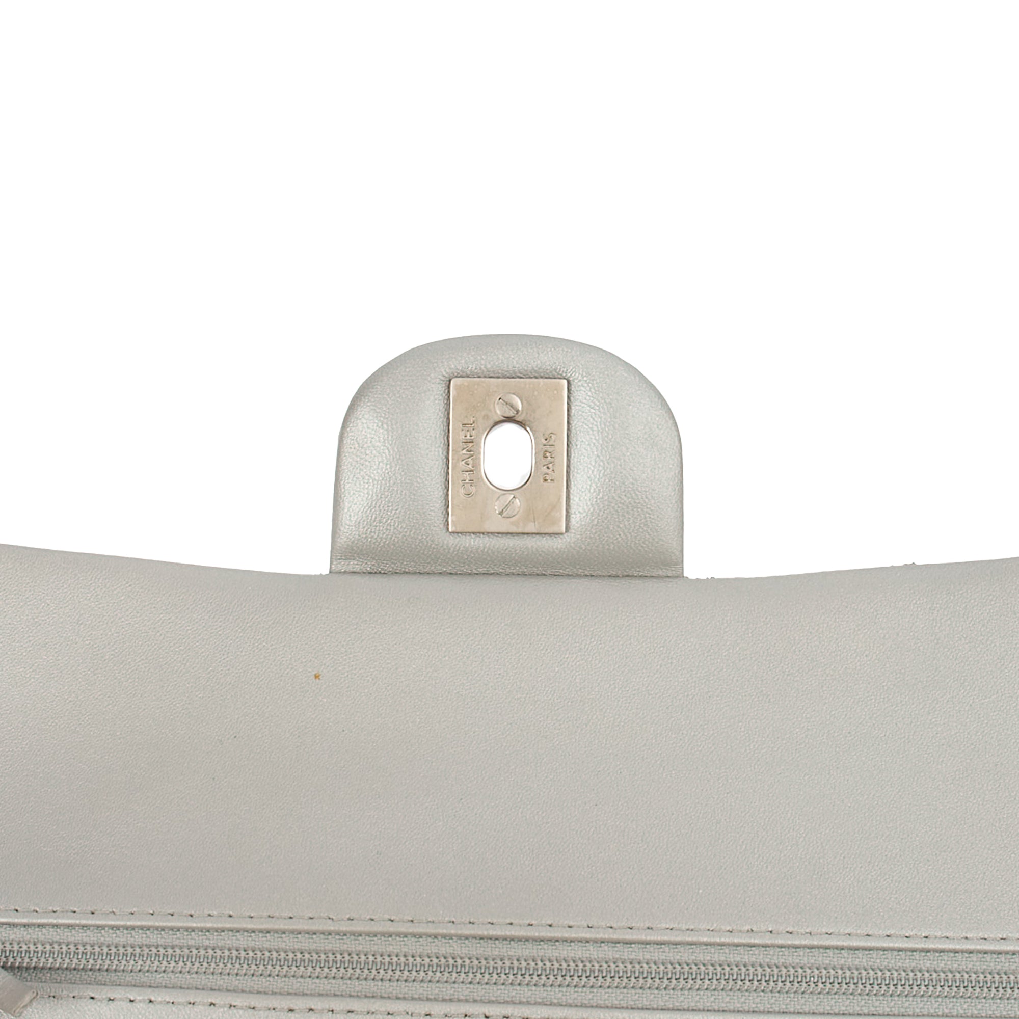 Chanel Shoulder Bag Classic Double Flap - Medium in Metallic, Calfskin Leather