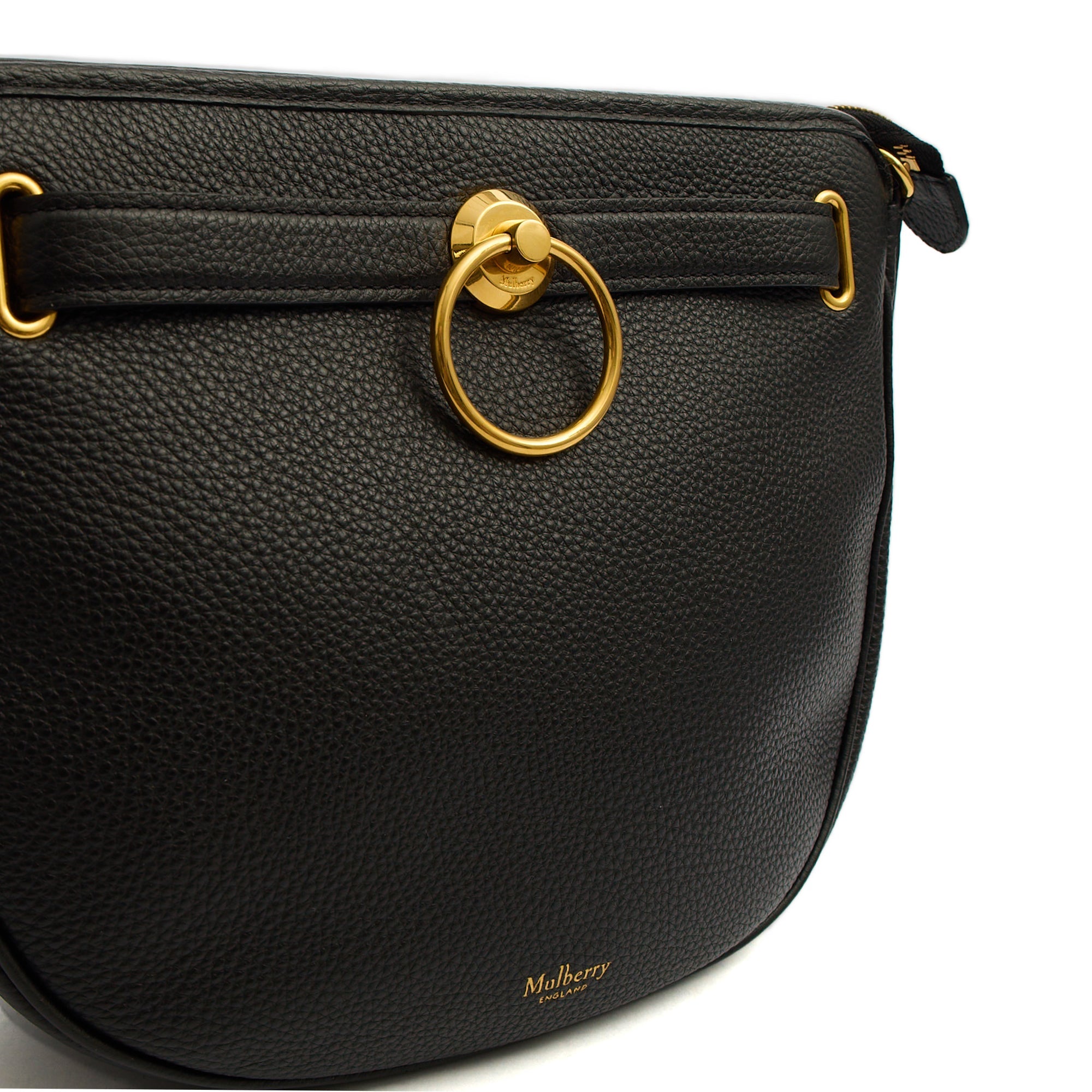 Mulberry Cross Body Brockwell in Black, Leather