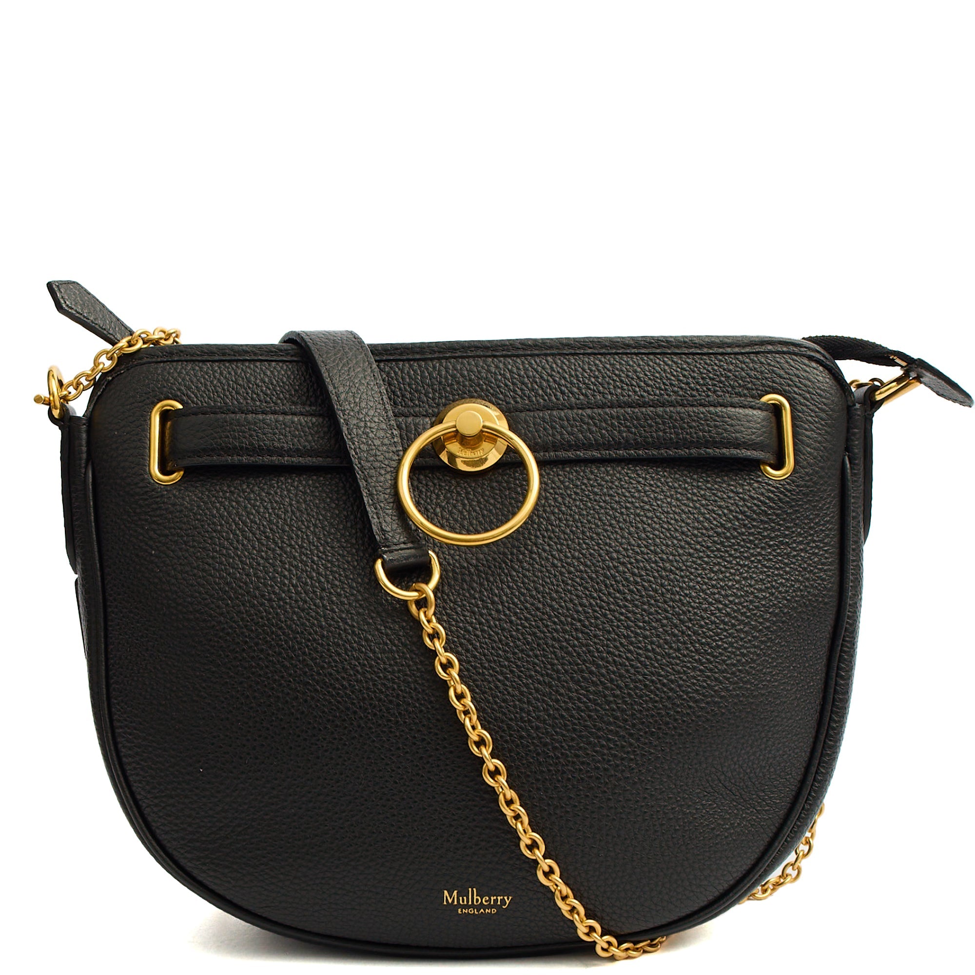 Mulberry Cross Body Brockwell in Black, Leather