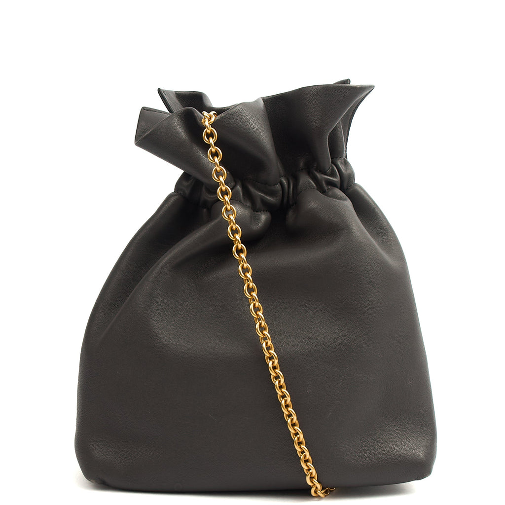 Mulberry Cross Body Lynton Mini Bucket in Blue, Calfskin Leather