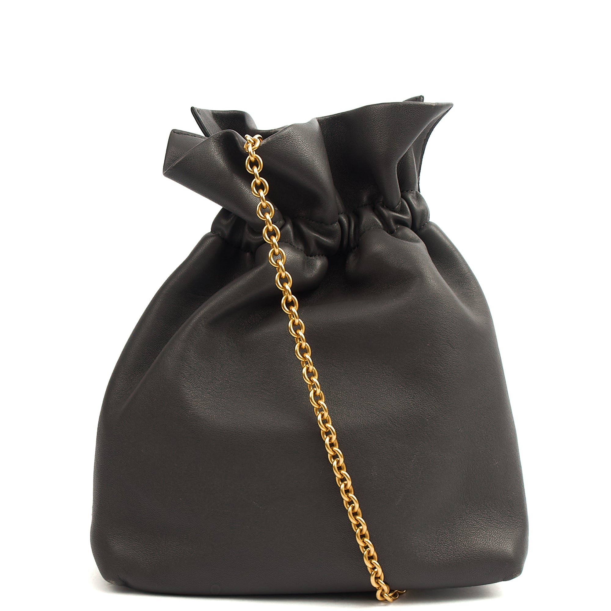 Mulberry Cross Body Lynton Mini Bucket in Blue, Calfskin Leather
