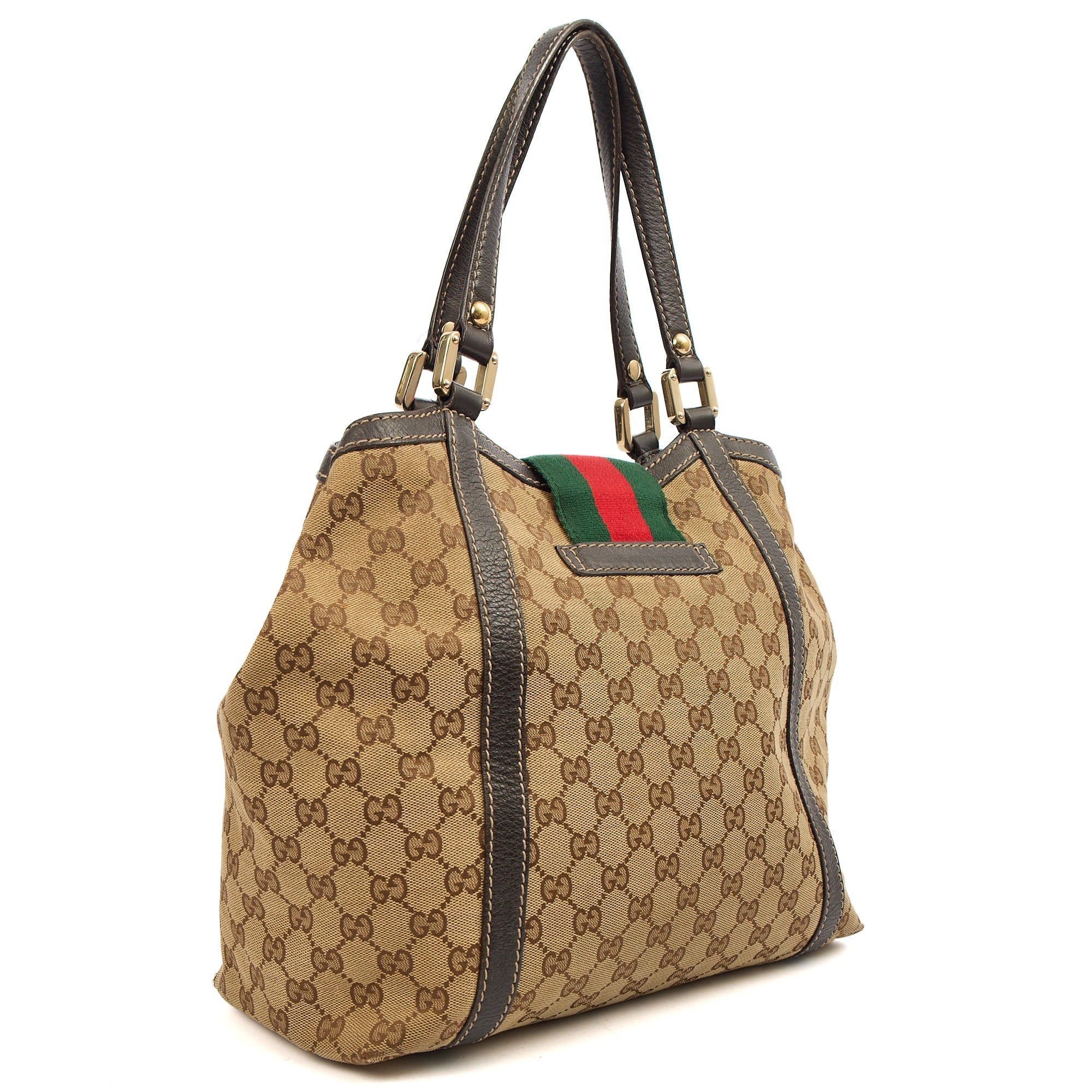 Gucci Shoulder Bag Sukey Tote Bag Medium in Brown, Fabric