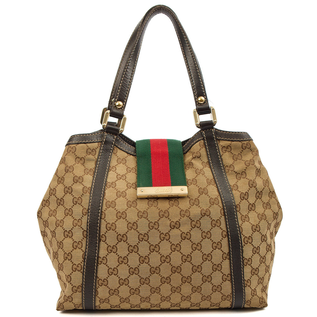 Gucci Shoulder Bag Sukey Tote Bag Medium in Brown, Fabric