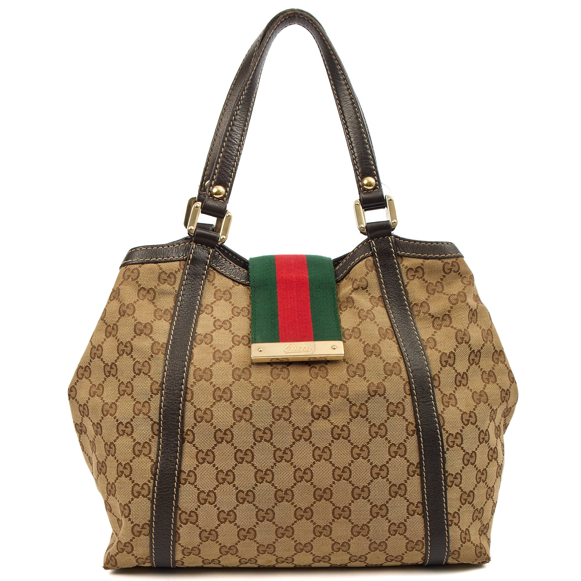 Gucci Shoulder Bag Sukey Tote Bag Medium in Brown, Fabric