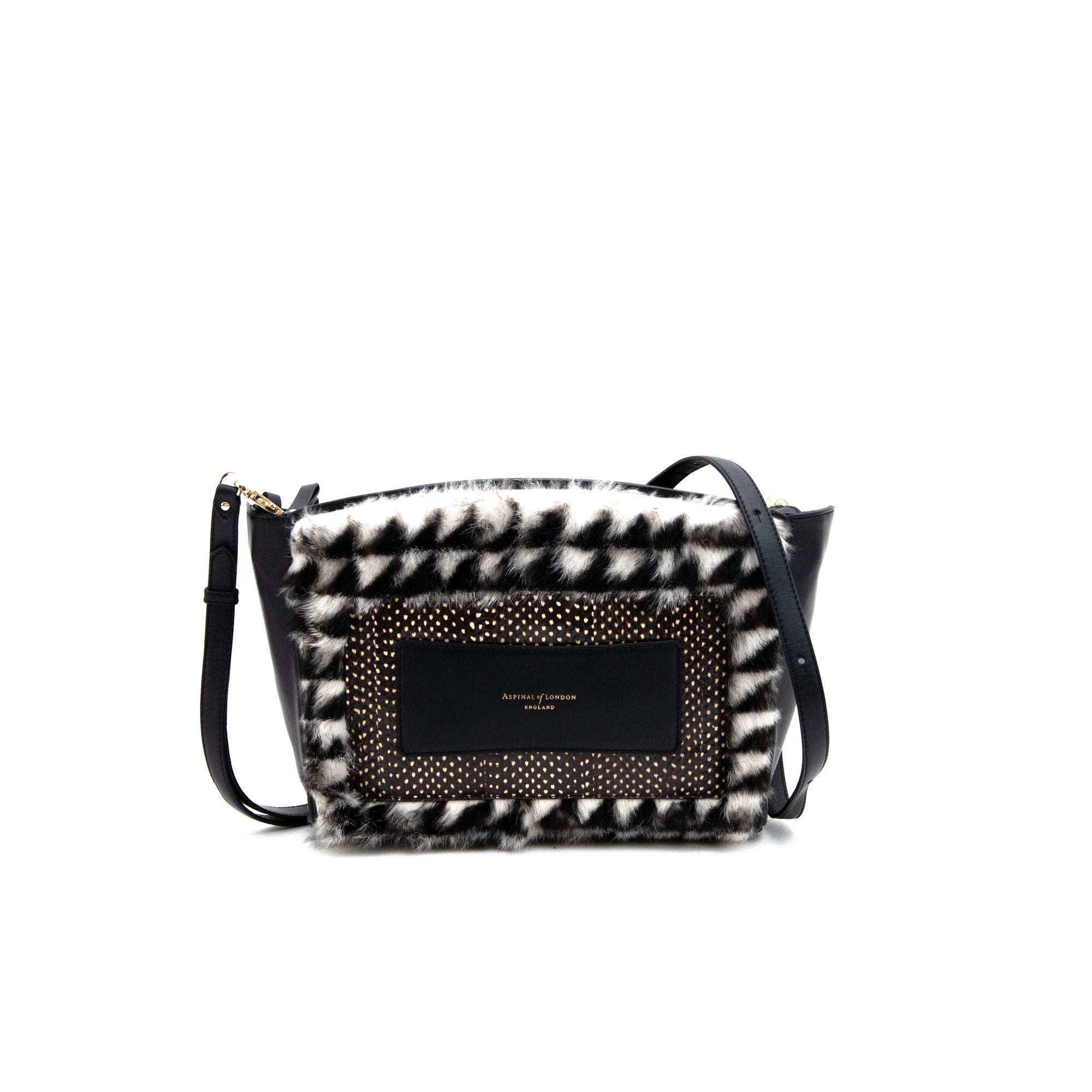 Aspinal of London Tote Marylebone Shoulder Bag - Small in Black, Leather