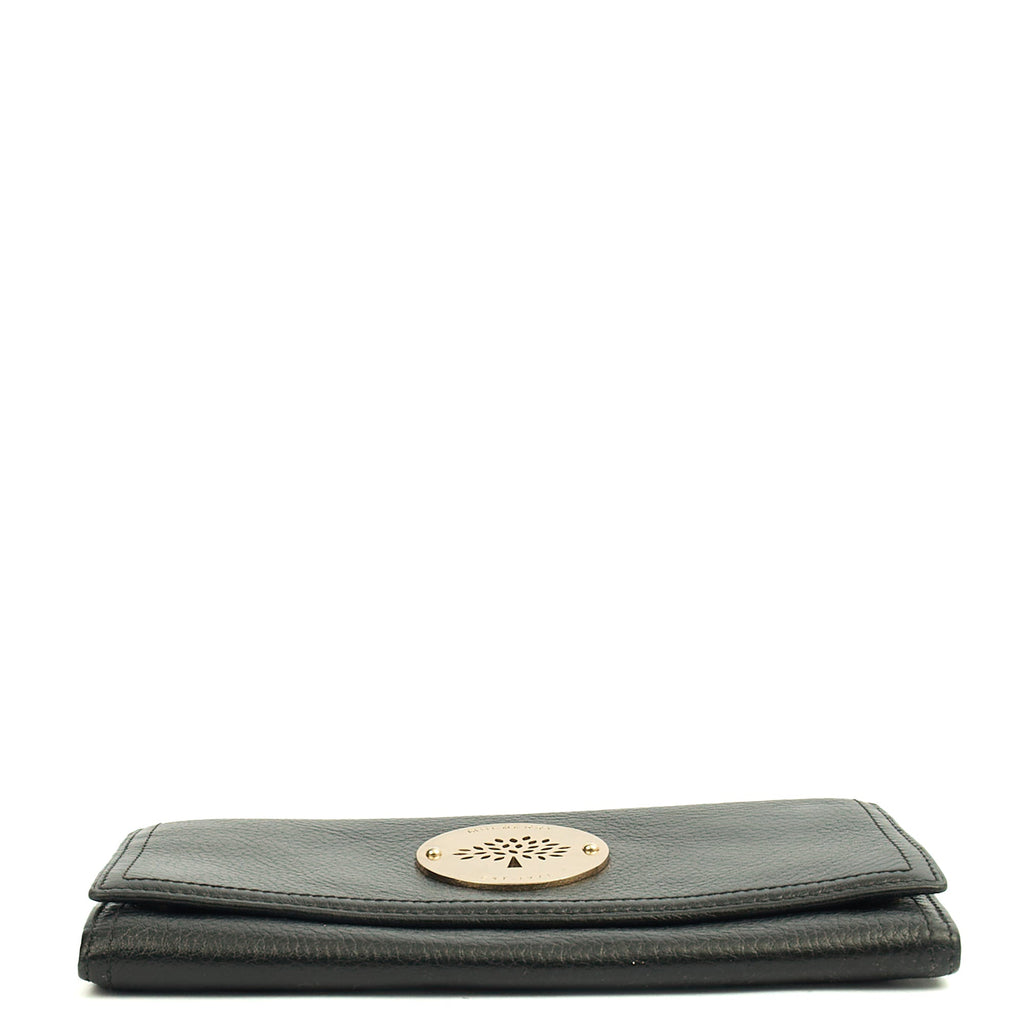 Mulberry Purse Daria Continental Wallet in Black, Leather