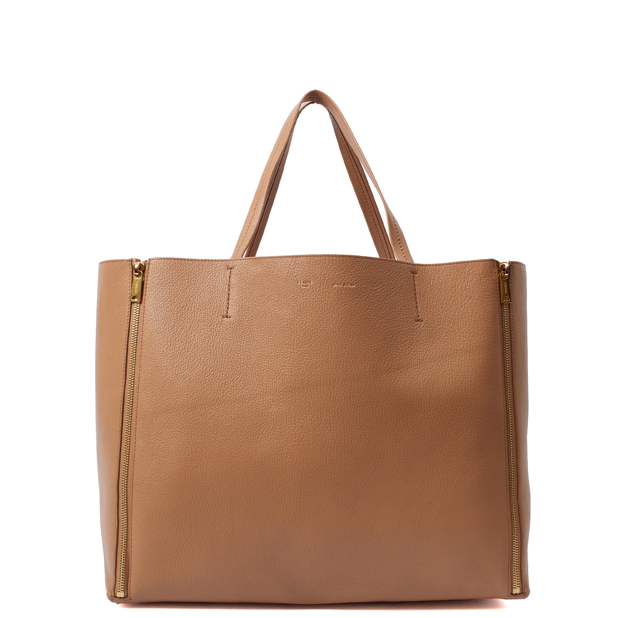 Celine Tote Horizontal Cabas  in Neutral, Leather