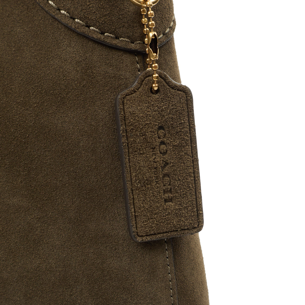 Coach Shoulder Bag Brooklyn Shoulder Bag 28 in Brown, Suede