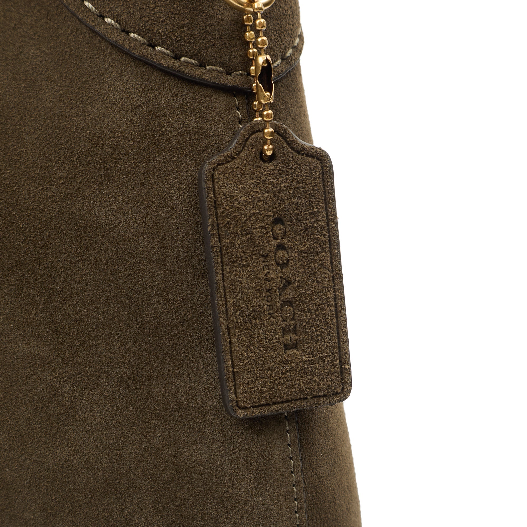 Coach Shoulder Bag Brooklyn Shoulder Bag 28 in Brown, Suede