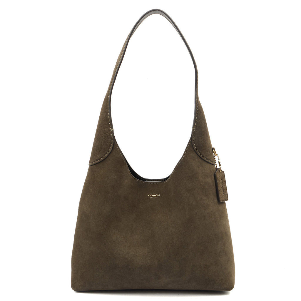Coach Shoulder Bag Brooklyn Shoulder Bag 28 in Brown, Suede