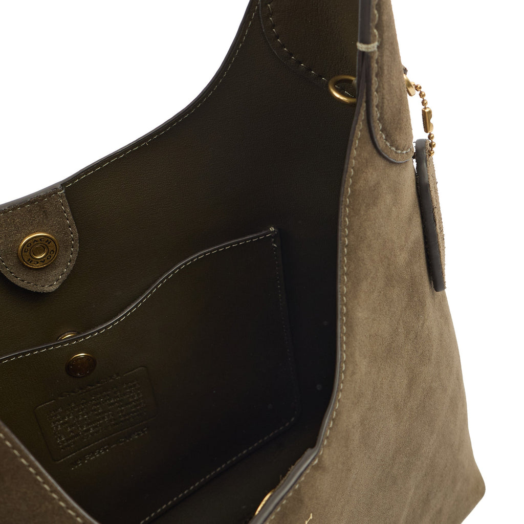 Coach Shoulder Bag Brooklyn Shoulder Bag 28 in Brown, Suede
