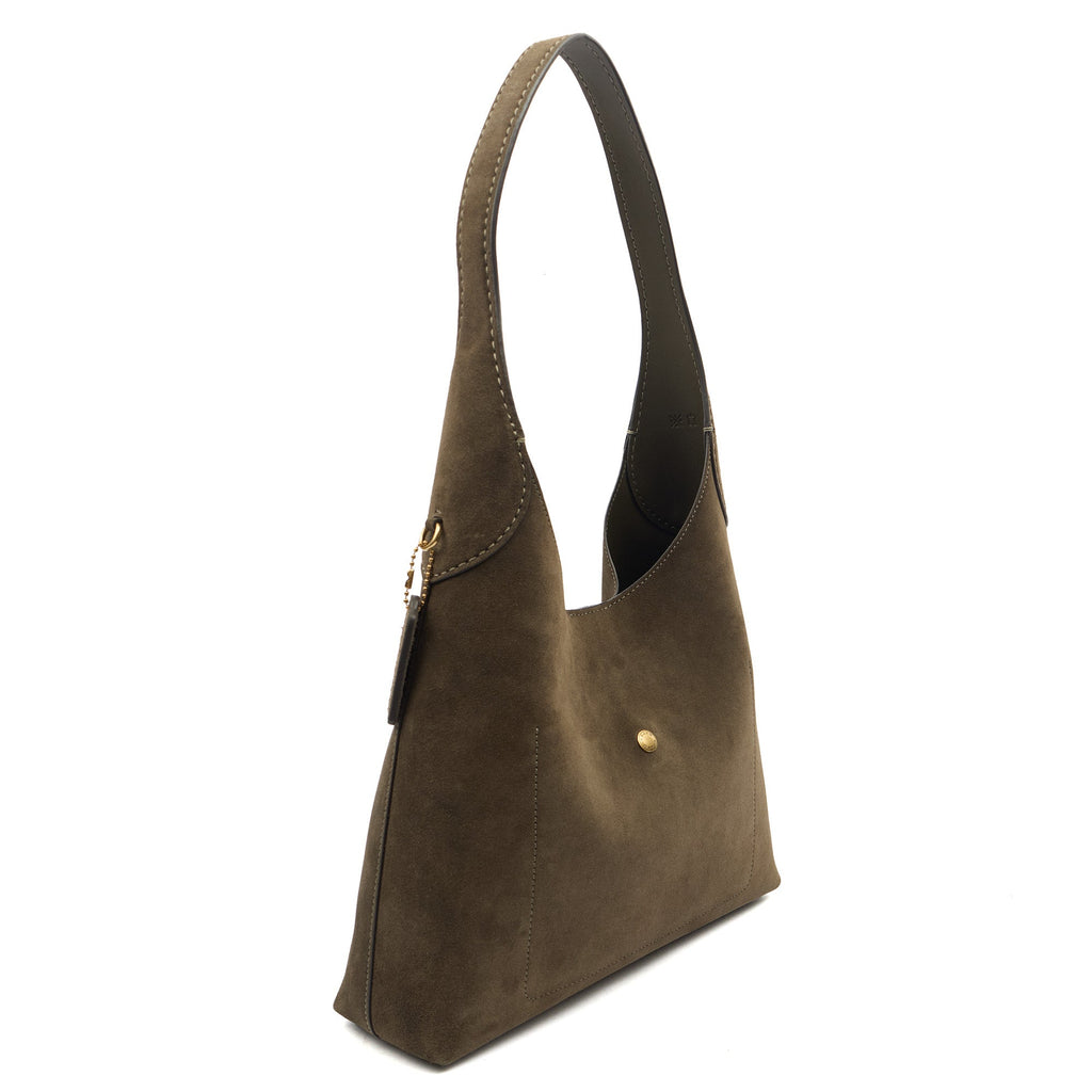 Coach Shoulder Bag Brooklyn Shoulder Bag 28 in Brown, Suede